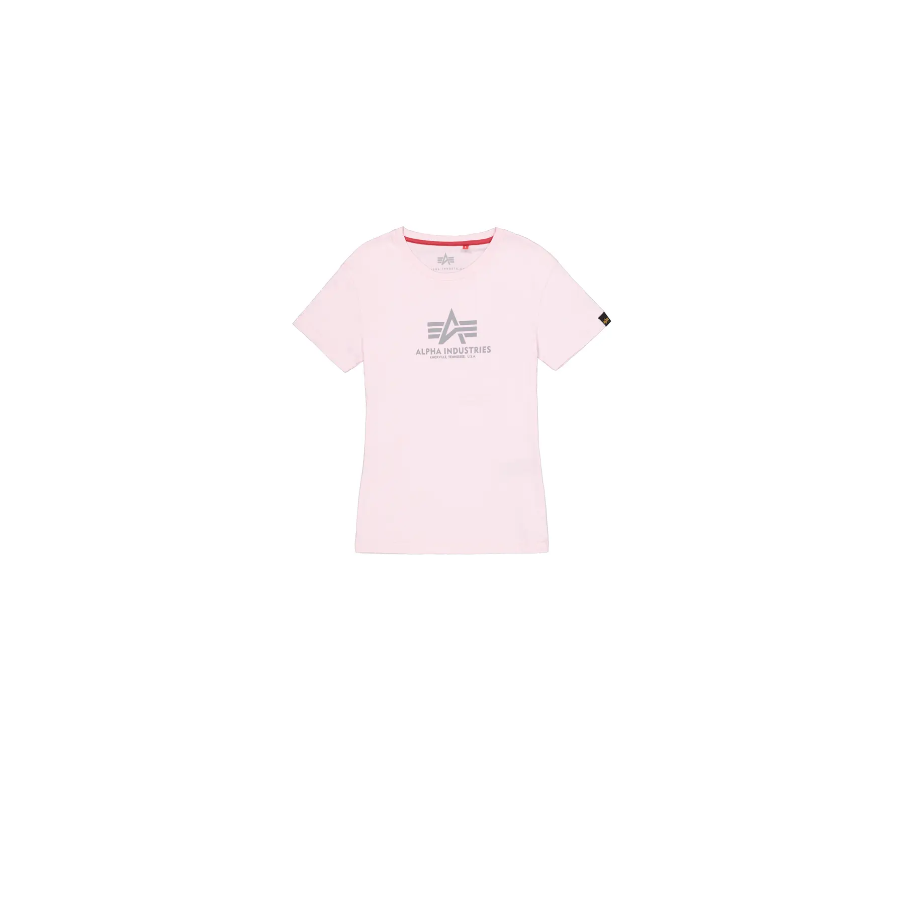 Alpha Industries Women's Rose T-Shirt New Basic Big Logo