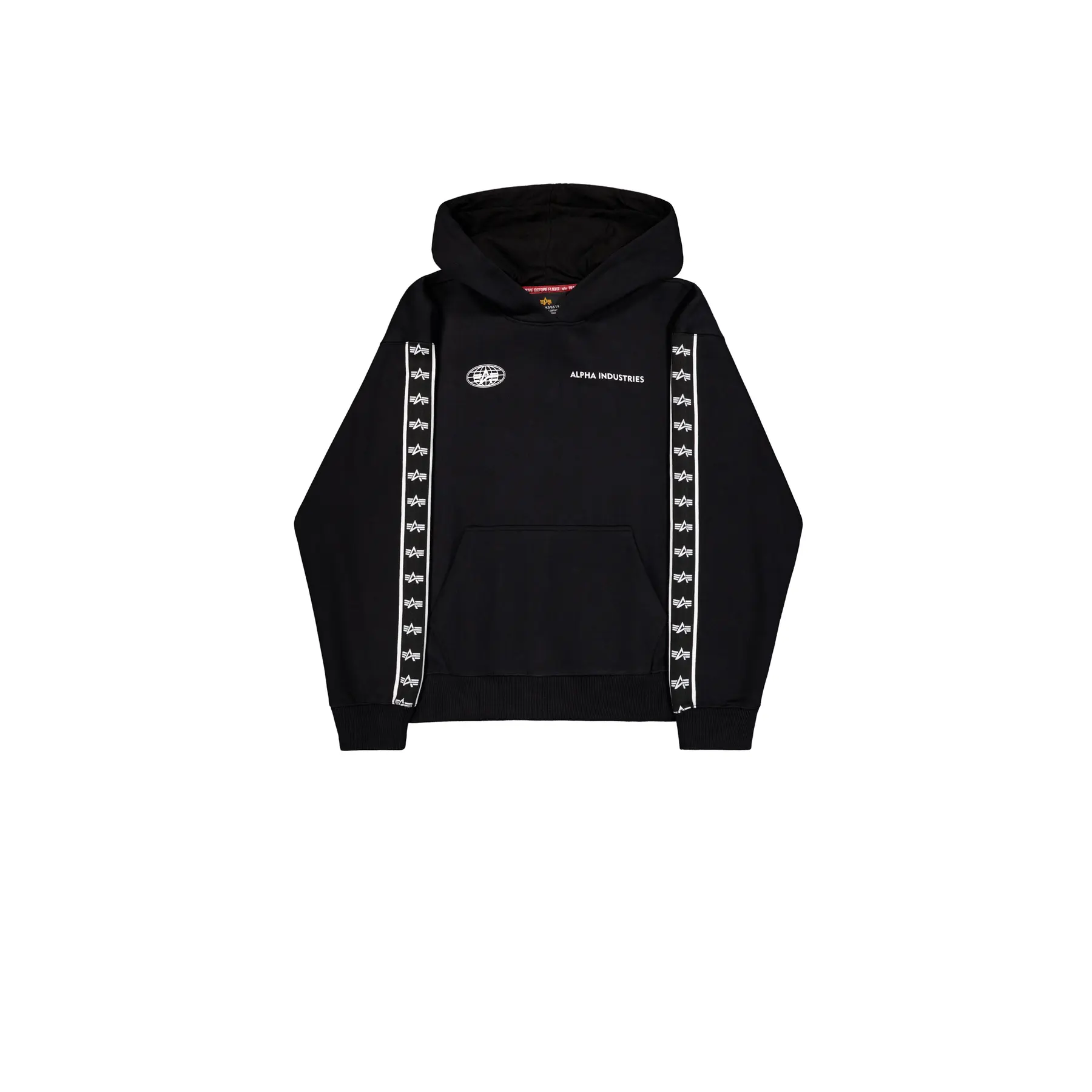 Felpa con cappuccio Alpha Industries Logo Track Tape