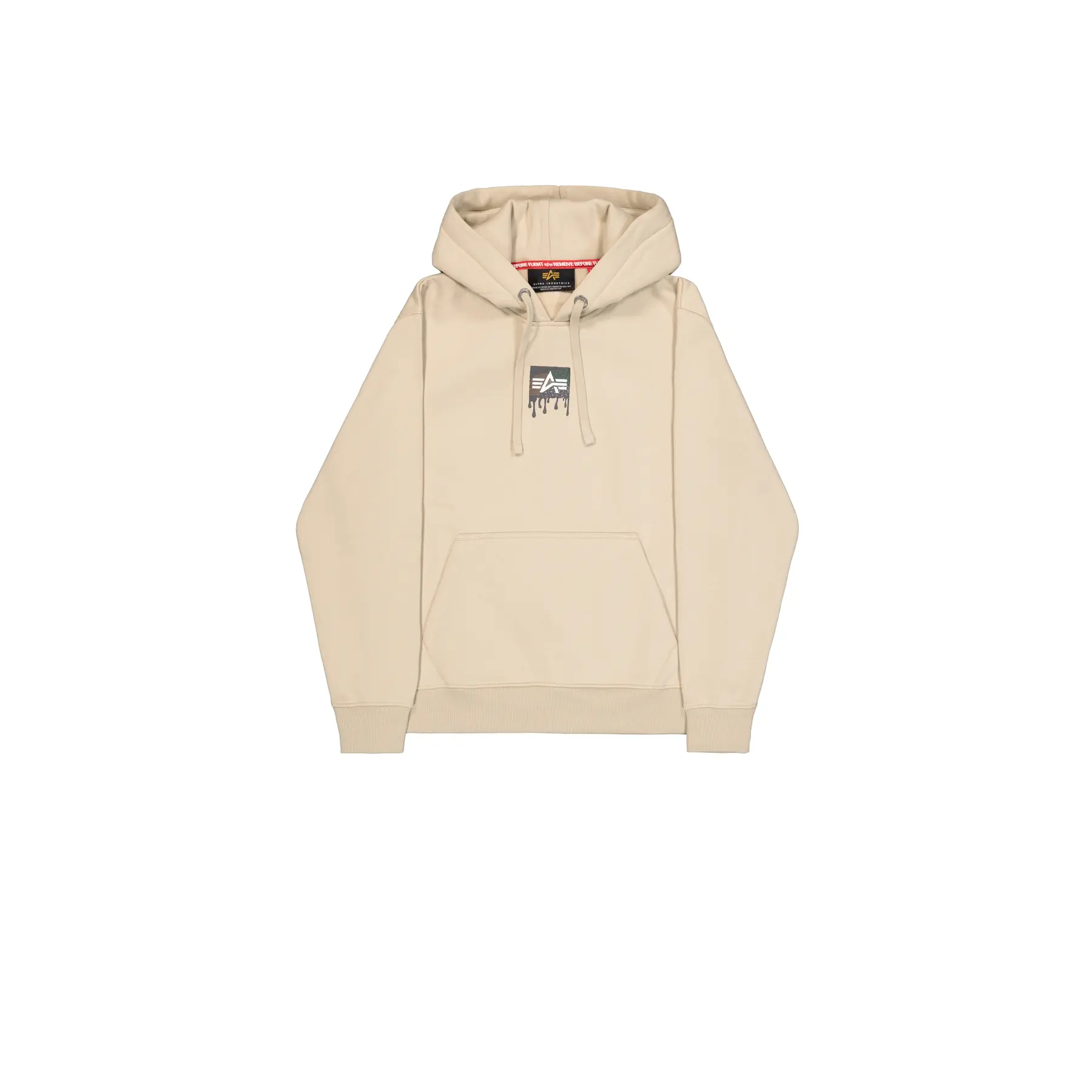 Felpa con cappuccio Alpha Industries Dripping Camo Print