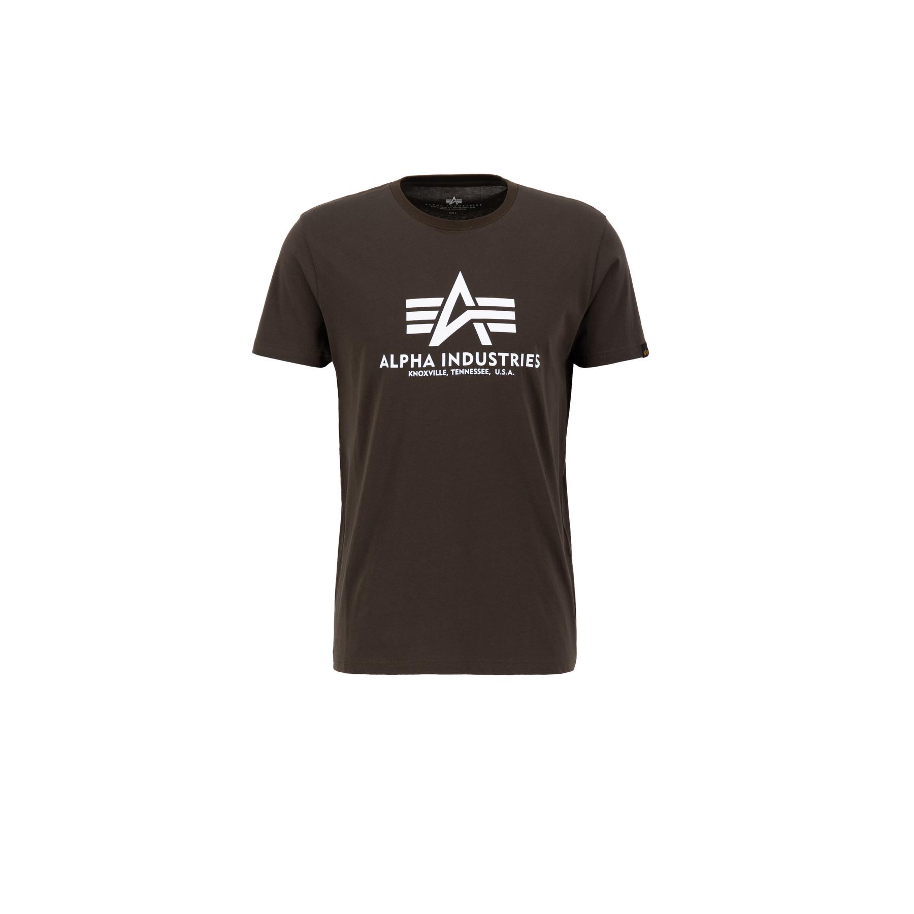 4059146653782 - Industries Basic T-Shirt - Schwarz Grün - M - unisex