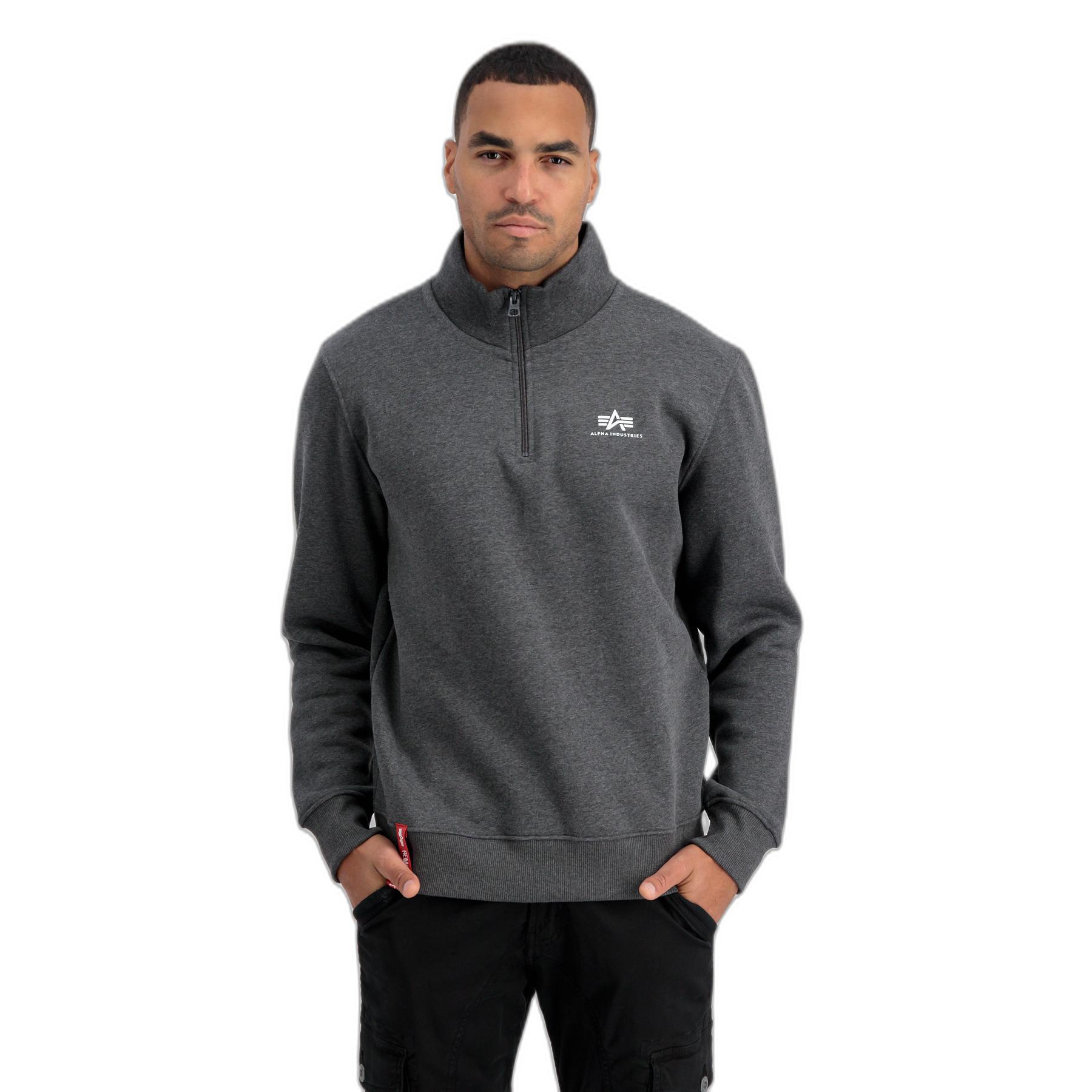 4059146600809 - Sweatshirt Halbzipper Alpha Industries SL