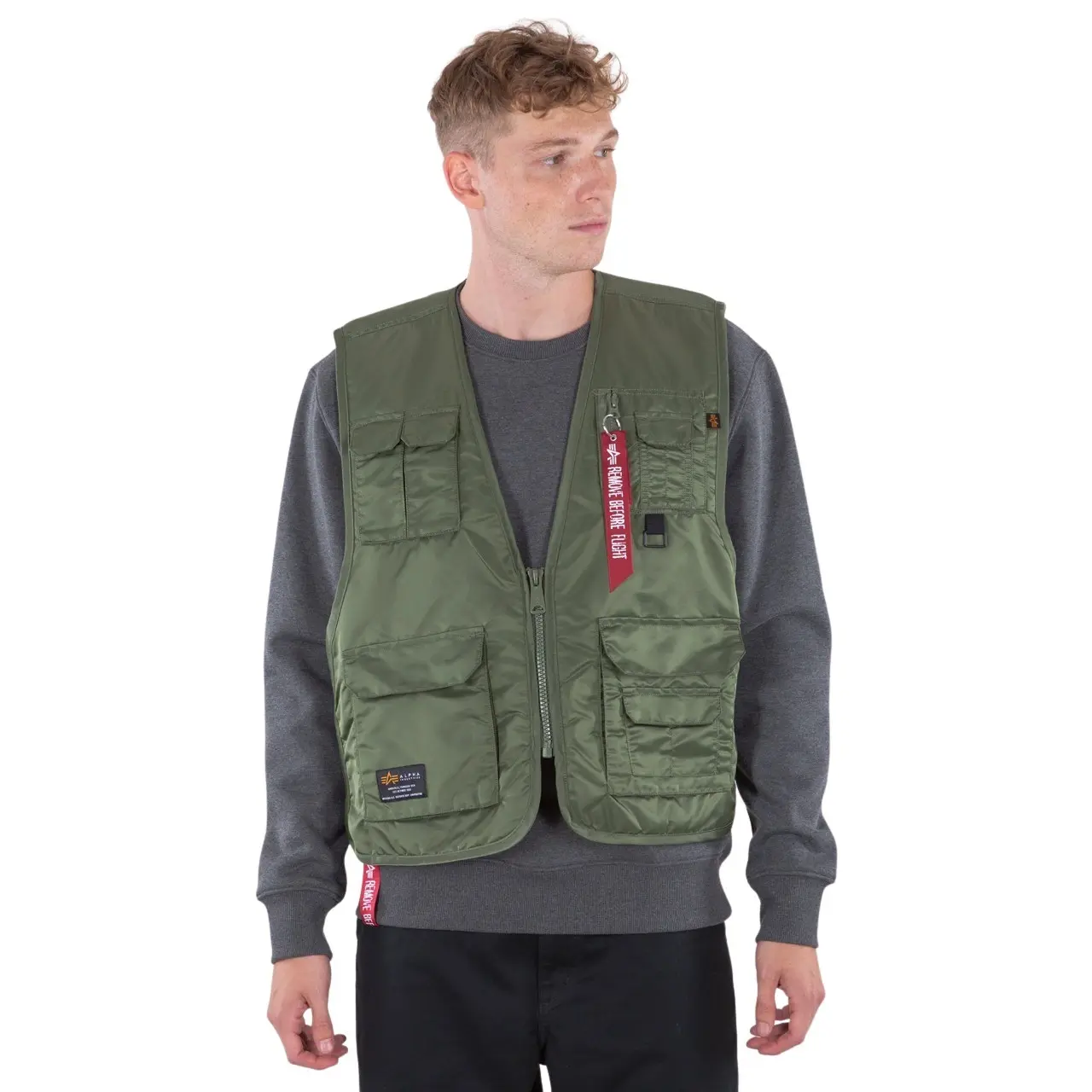 4059146461158 - Industries Utility Weste Gr S M Herren Oliv