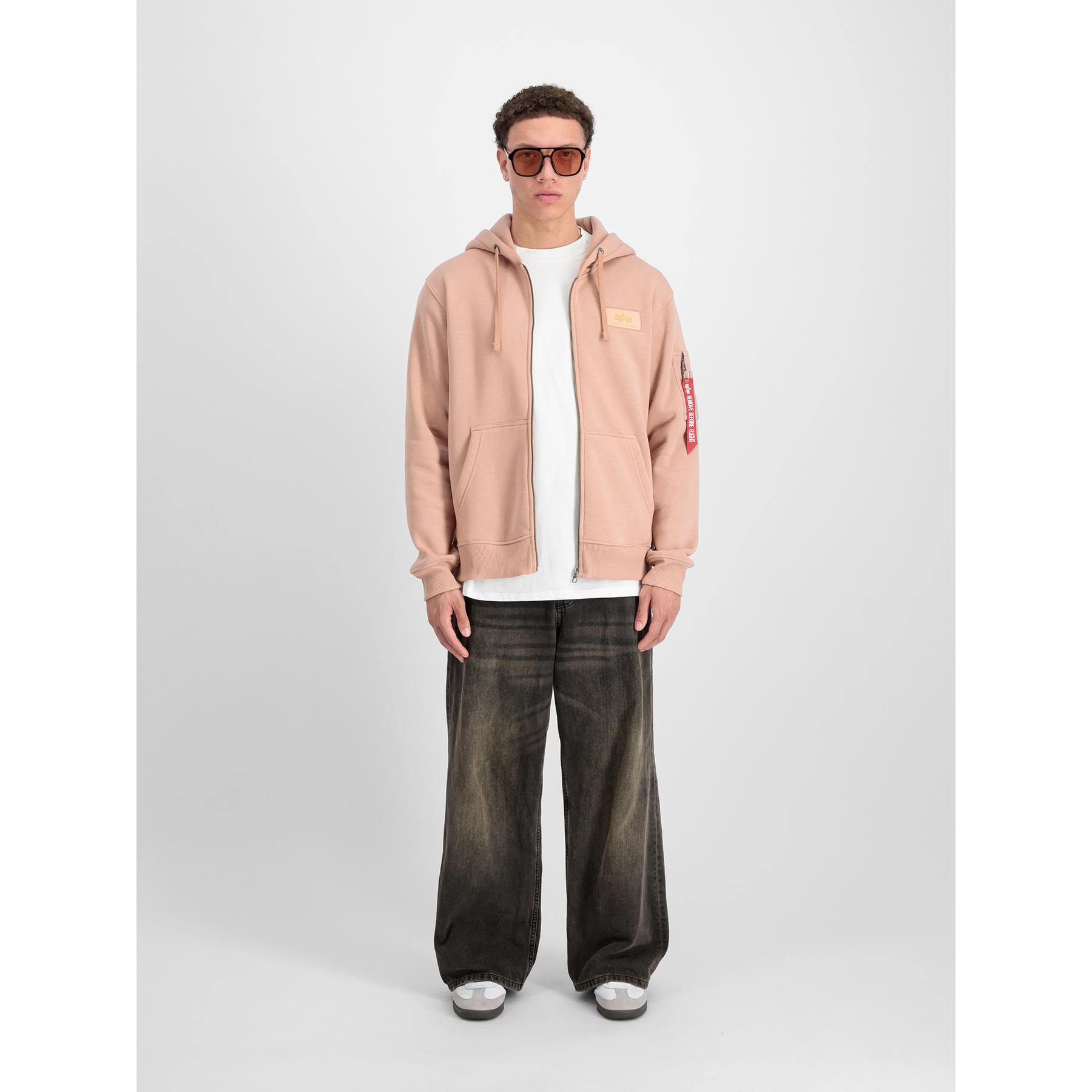 4059146791361 - Zip-Hoodie mit Druck auf der Rückseite Alpha Industries