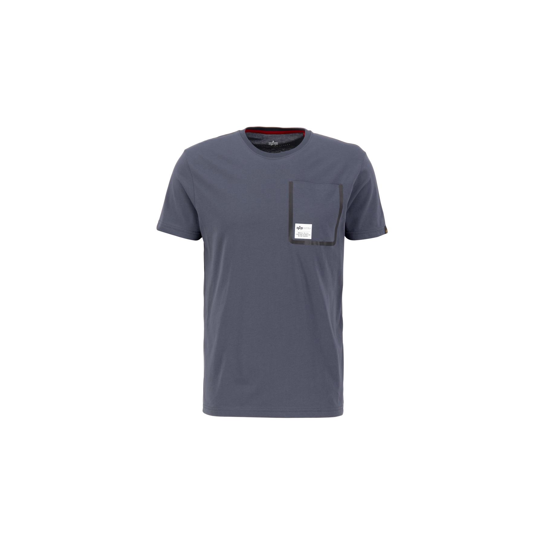 4059146643134 - T-Shirt mit Einstecktuch Alpha Industries Label