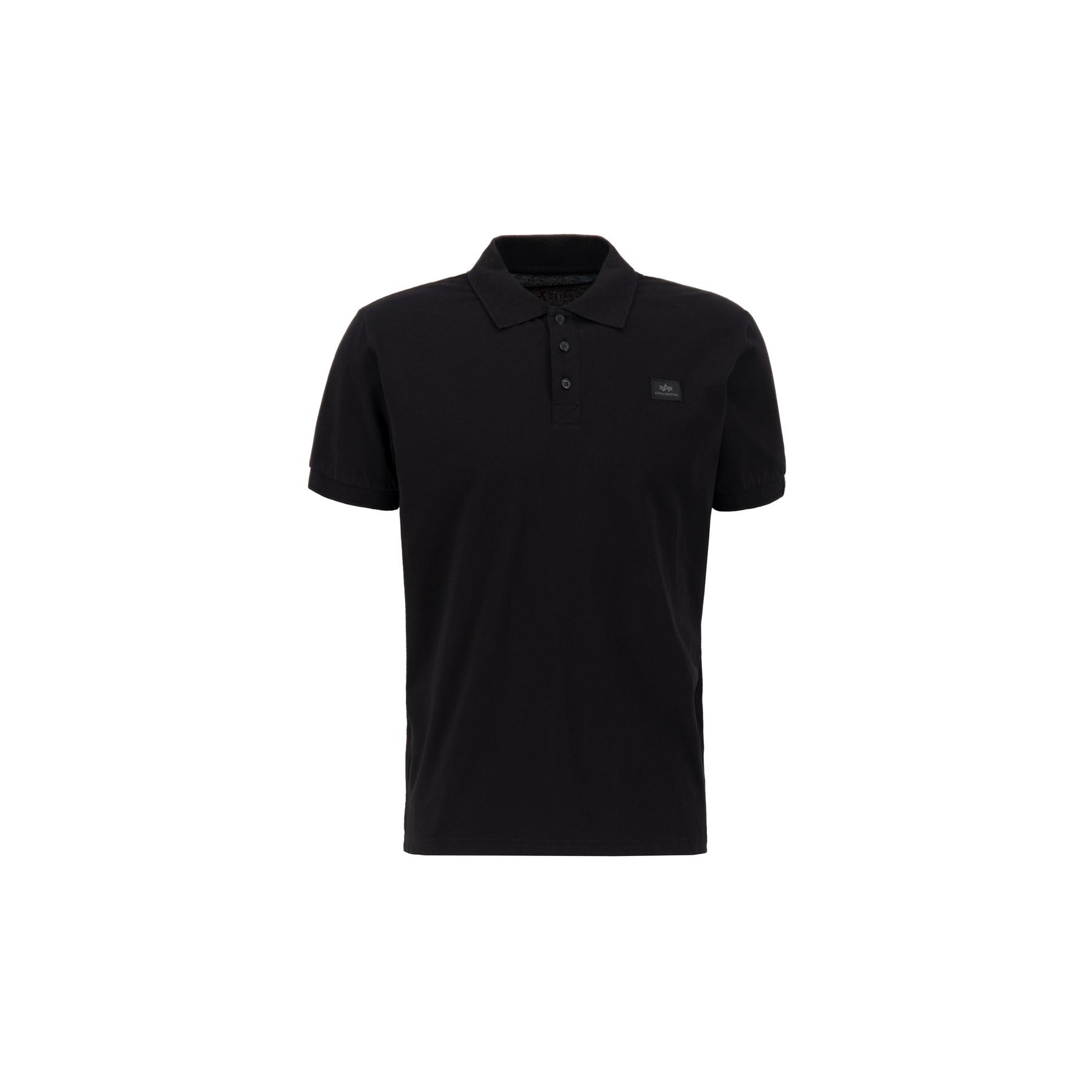 4059146642243 - Alpha Industries Poloshirt Herren Baumwolle schwarz