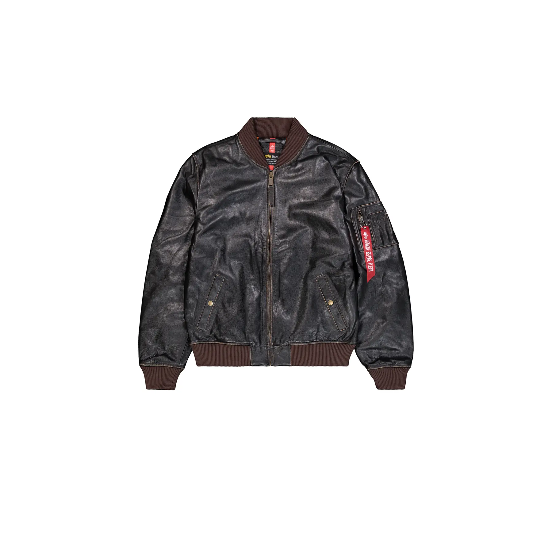4059146763931 - Lederjacke Alpha Industries MA-1 LF