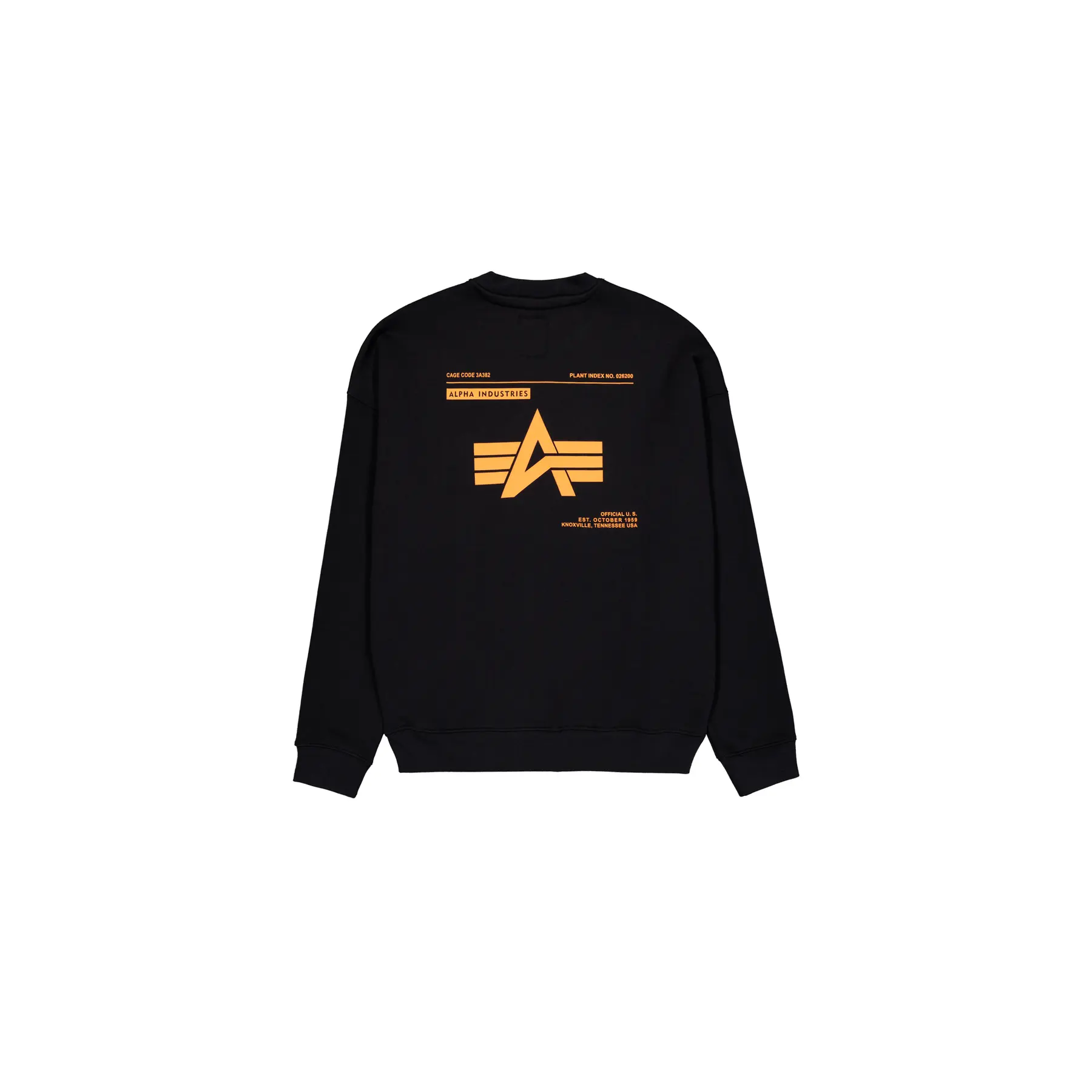 4059146739233 - Bedruckter Sweatshirt auf der Rückseite Alpha Industries Logo