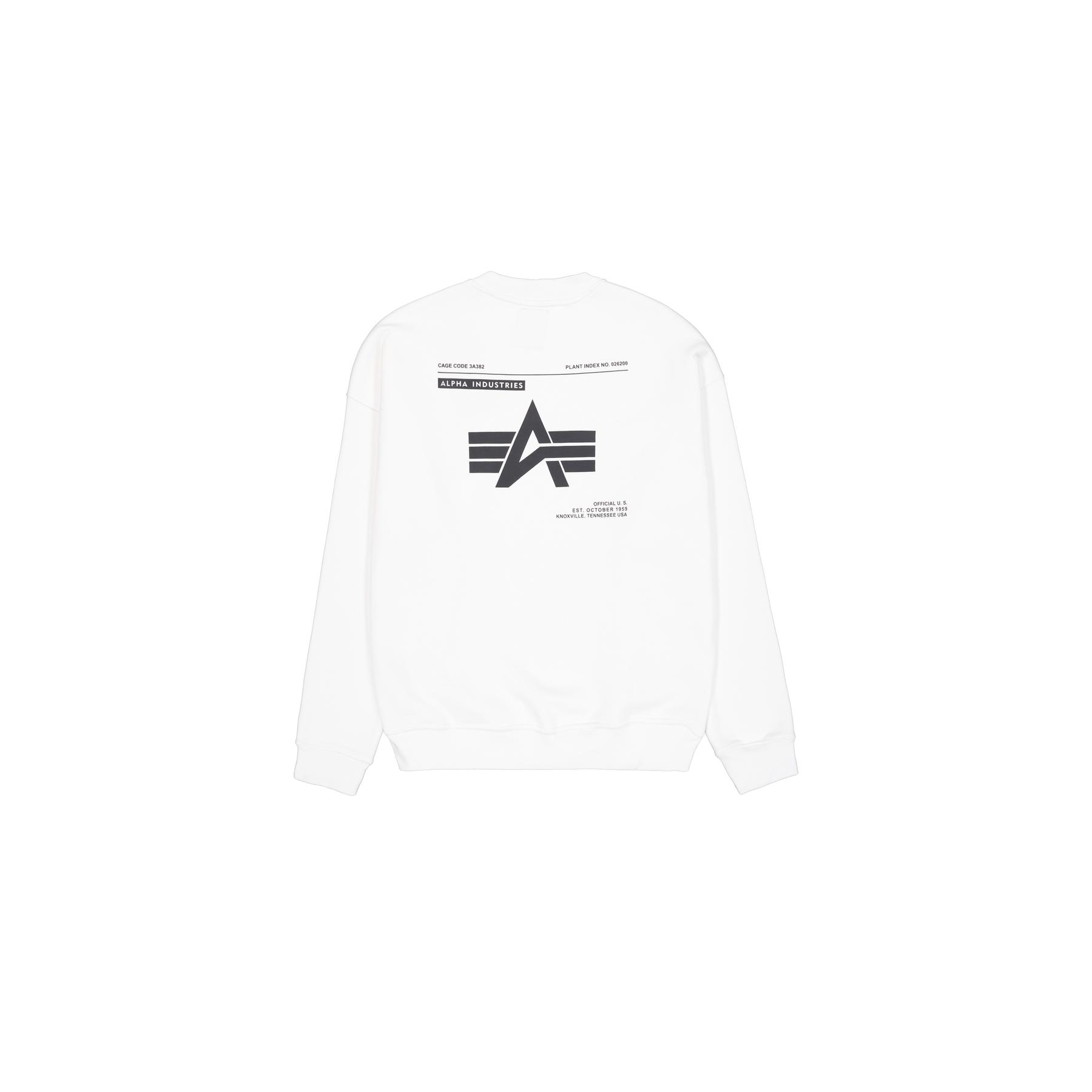 4059146746323 - Bedruckter Sweatshirt auf der Rückseite Alpha Industries Logo