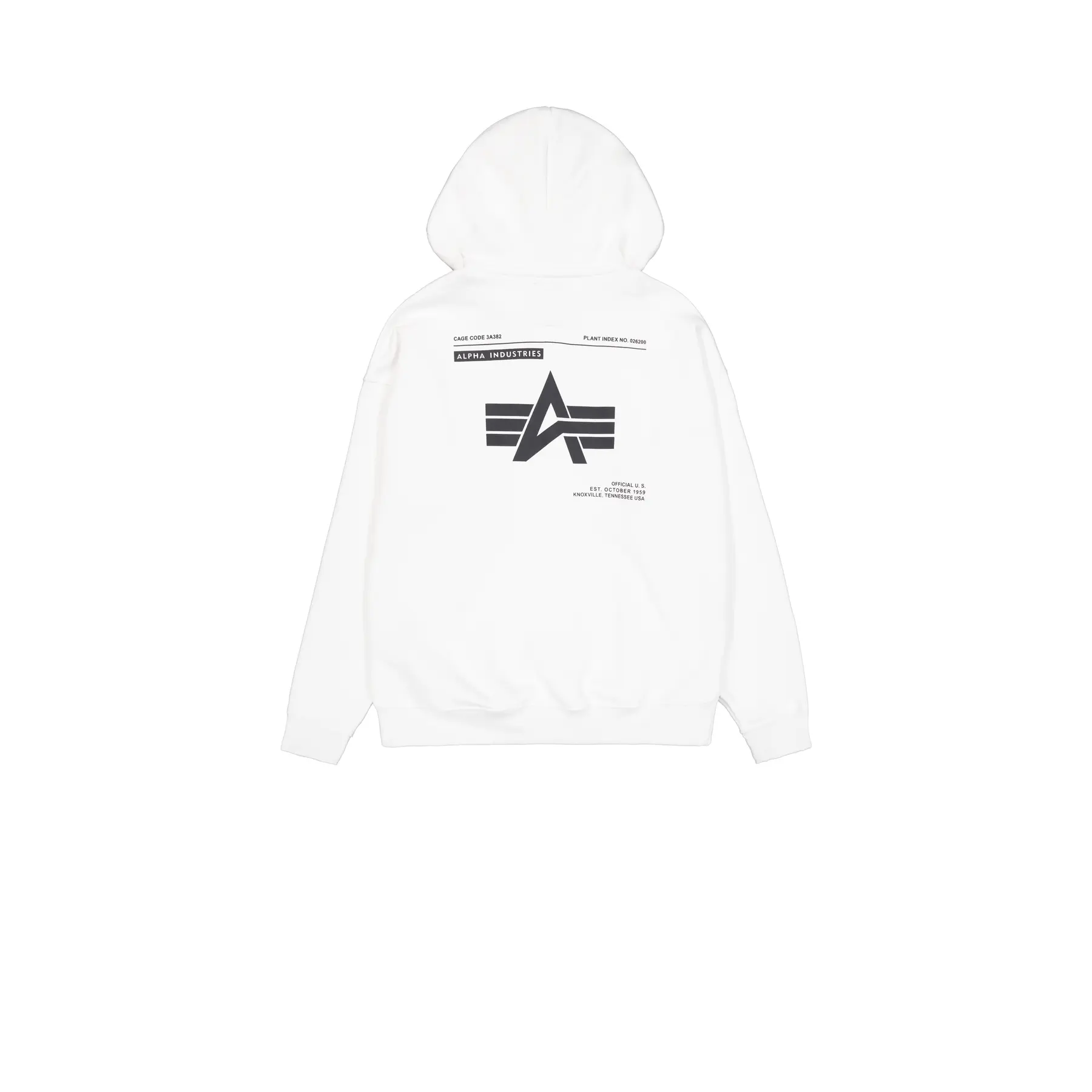 4059146746903 - Kapuzensweatshirt mit Print auf der Rückseite Alpha Industries Logo