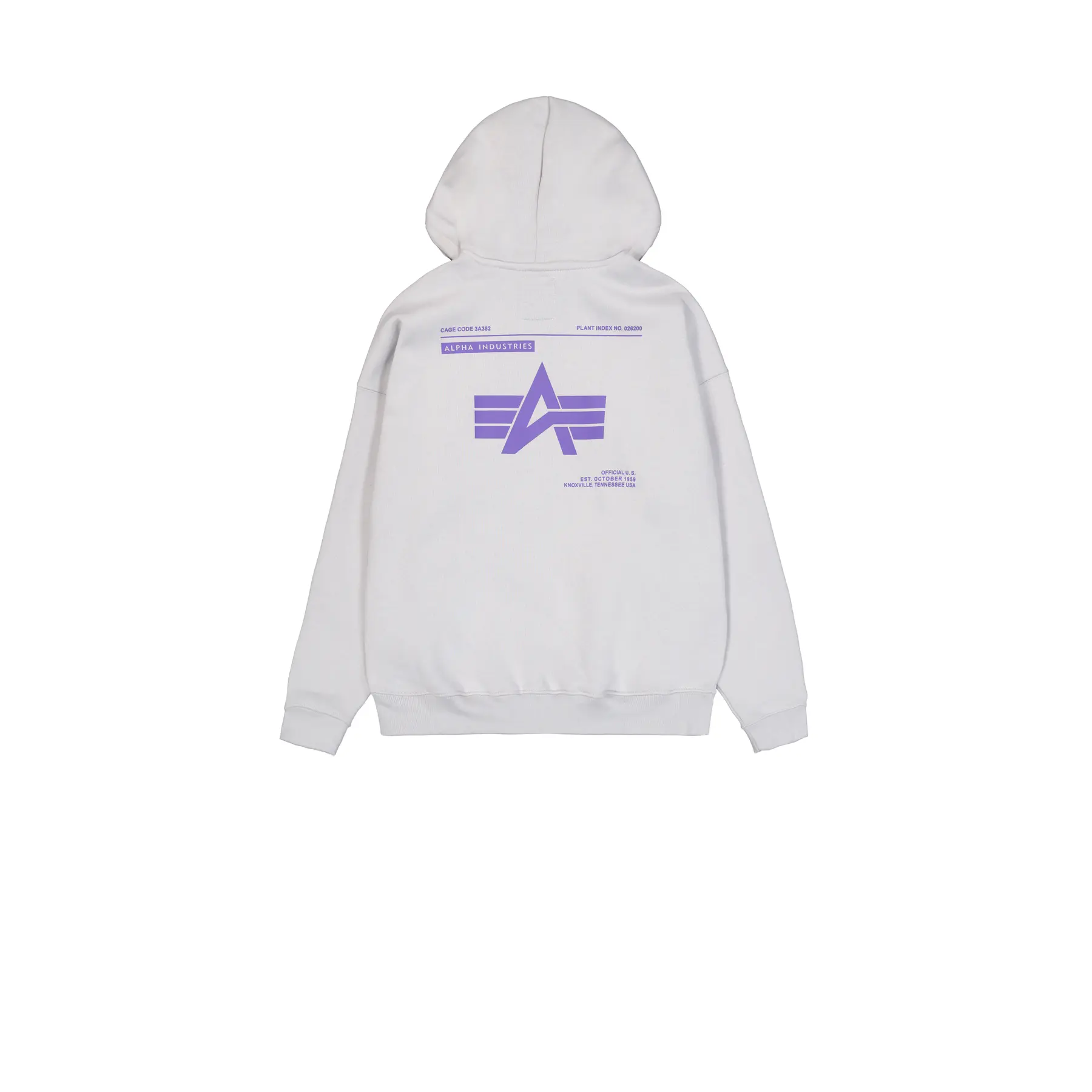 4059146740970 - Kapuzensweatshirt mit Print auf der Rückseite Alpha Industries Logo