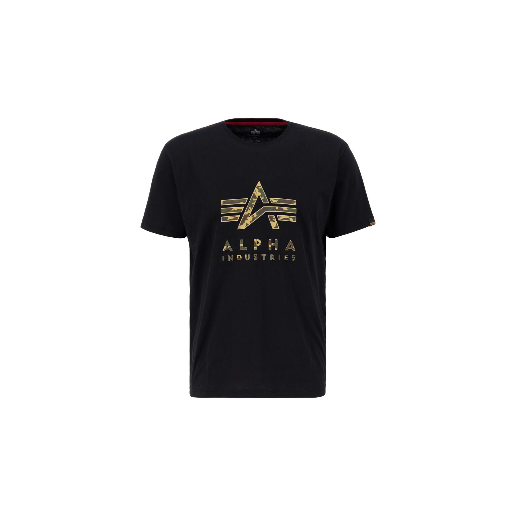 4059146731046 - Alpha Industries Camo PP T T-Shirt schwarz in S