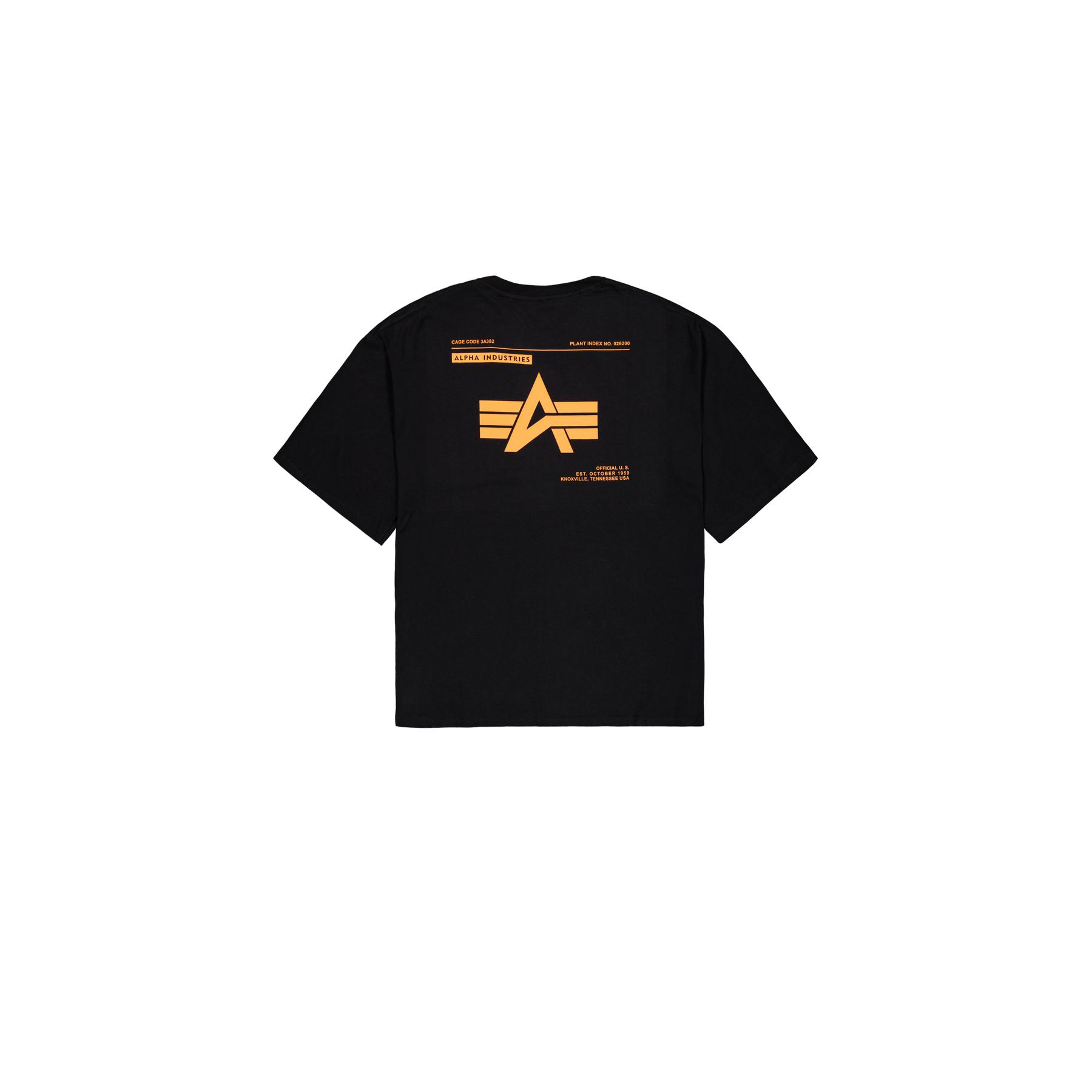 4059146742912 - T-Shirt mit Druck auf dem Rücken Alpha Industries Logo