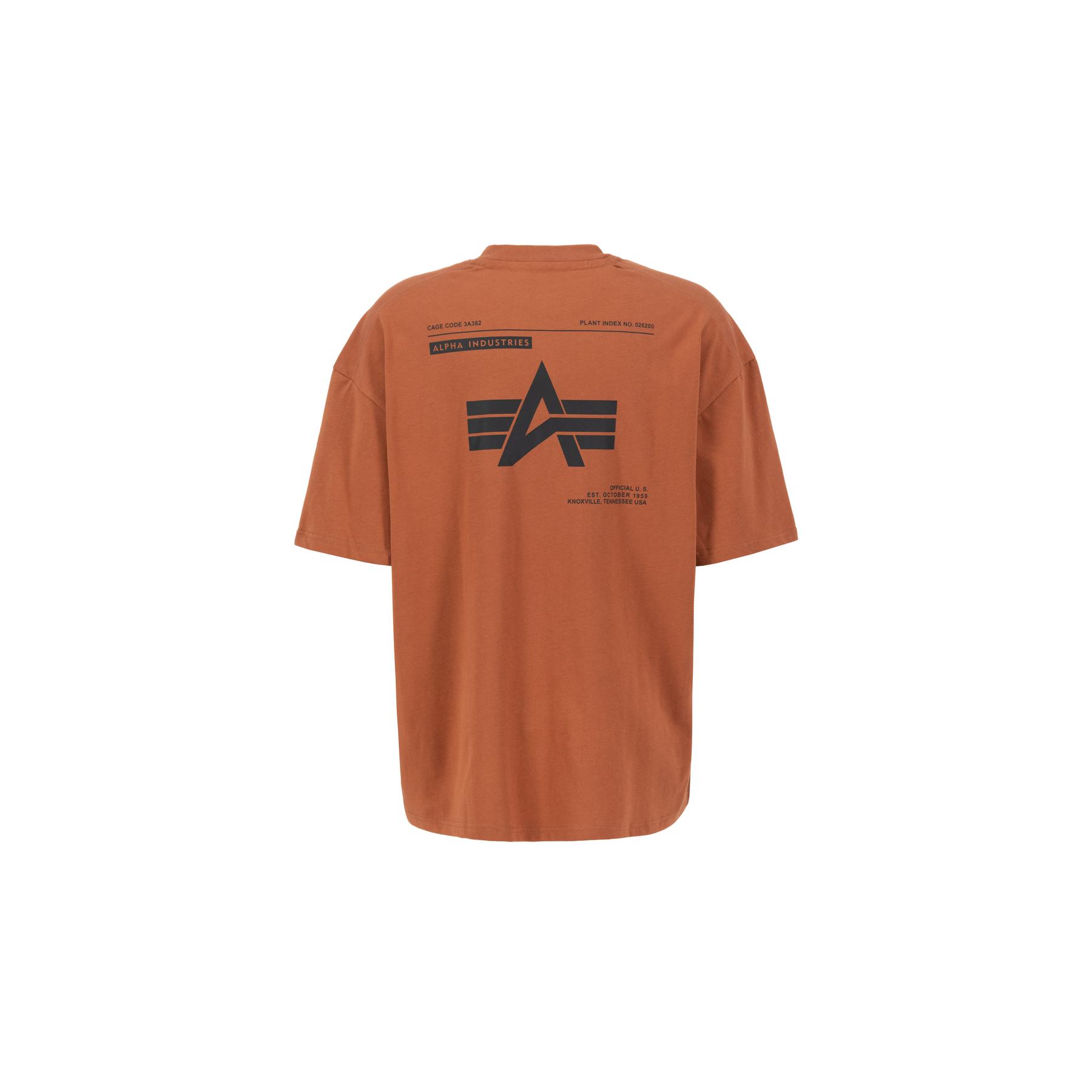 4059146748297 - T-Shirt mit Druck auf dem Rücken Alpha Industries Logo