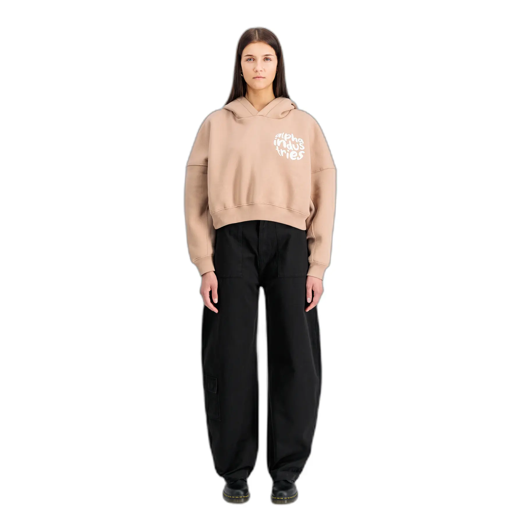 4059146766284 - Hoodie Damen Alpha Industries Logo