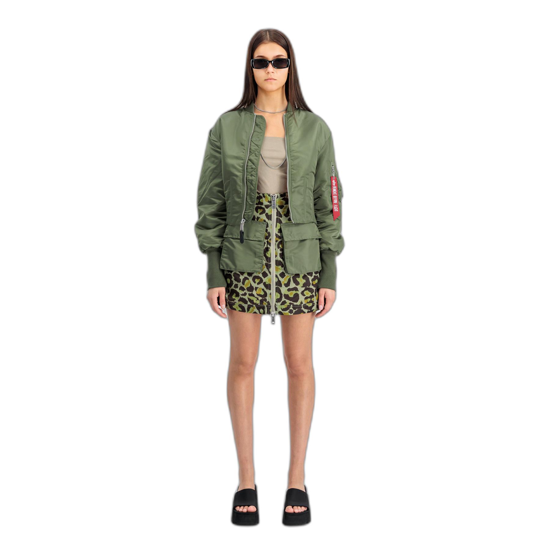 4059146758371 - Mini-Camouflage-Rock für Frauen Alpha Industries Utility