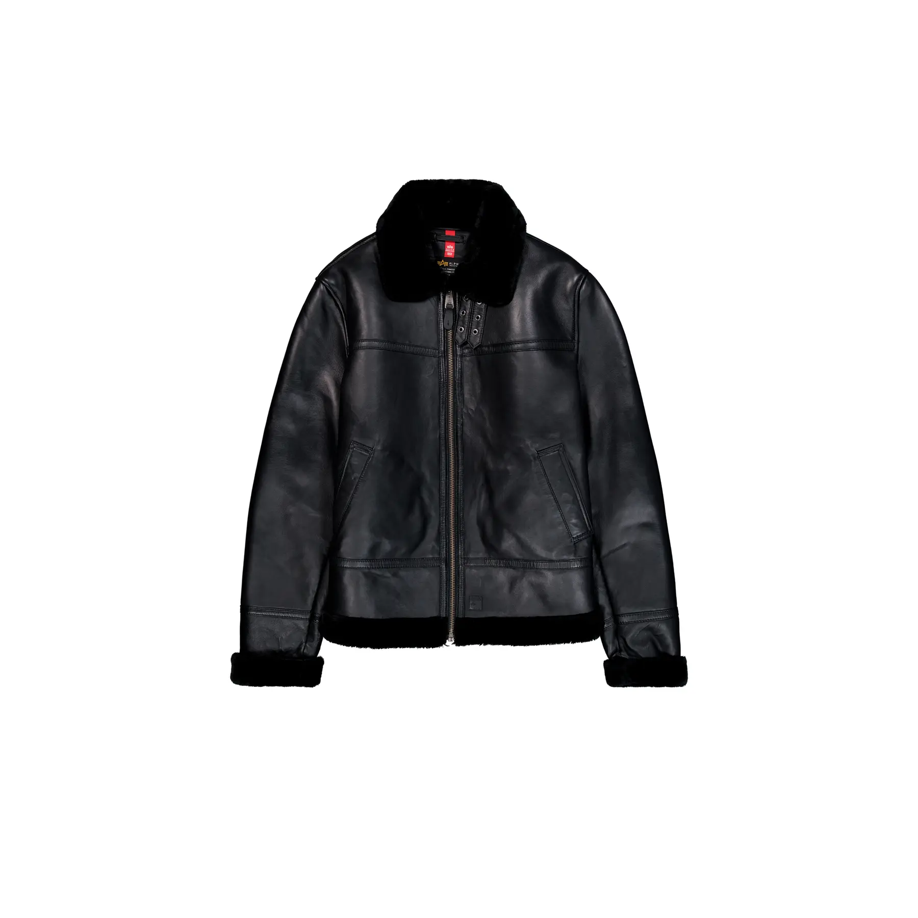 Giacca in pelle Alpha Industries B-3