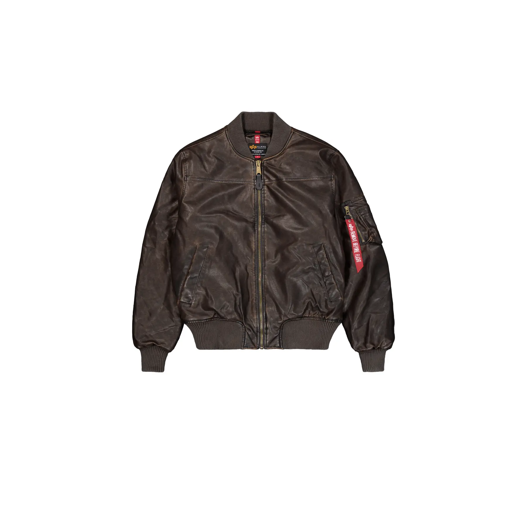 4059146759712 - Lederjacke Alpha Industries MA-1 FL Vintage