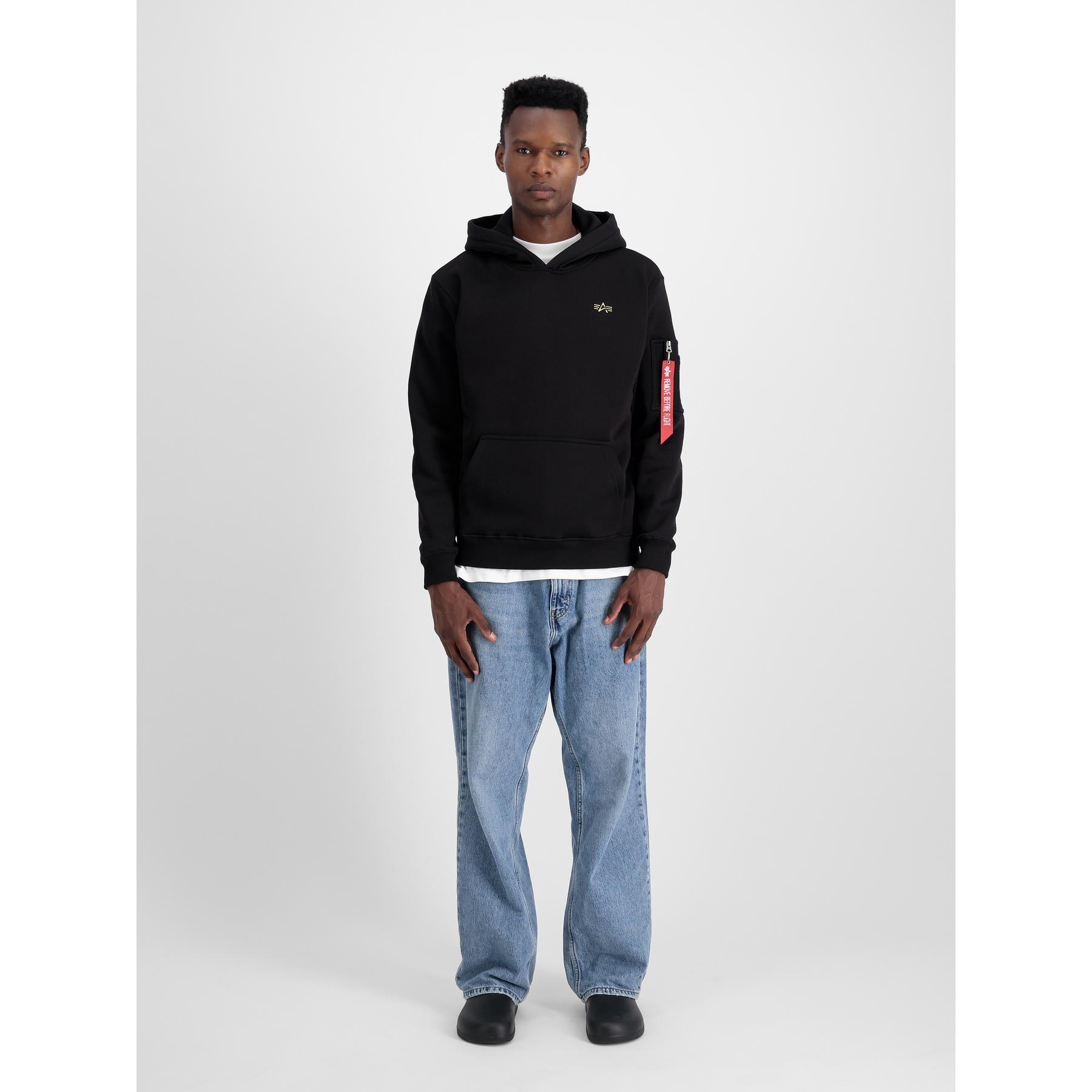 4059146776658 - Kapuzensweatshirt mit kleinem Logo Alpha Industries 3D