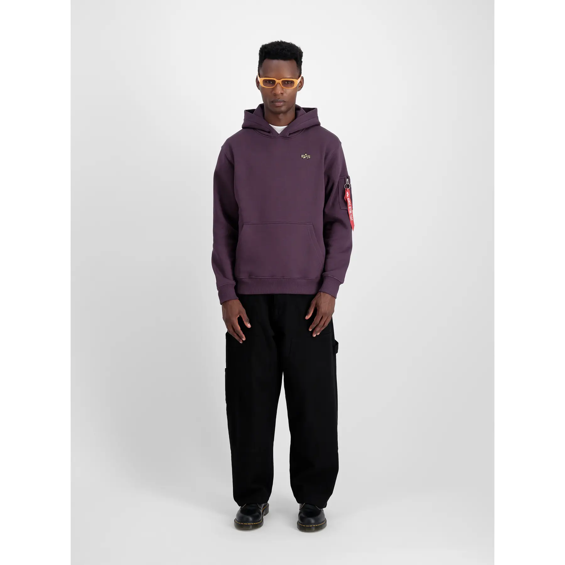 4059146776801 - Kapuzensweatshirt mit kleinem Logo Alpha Industries 3D