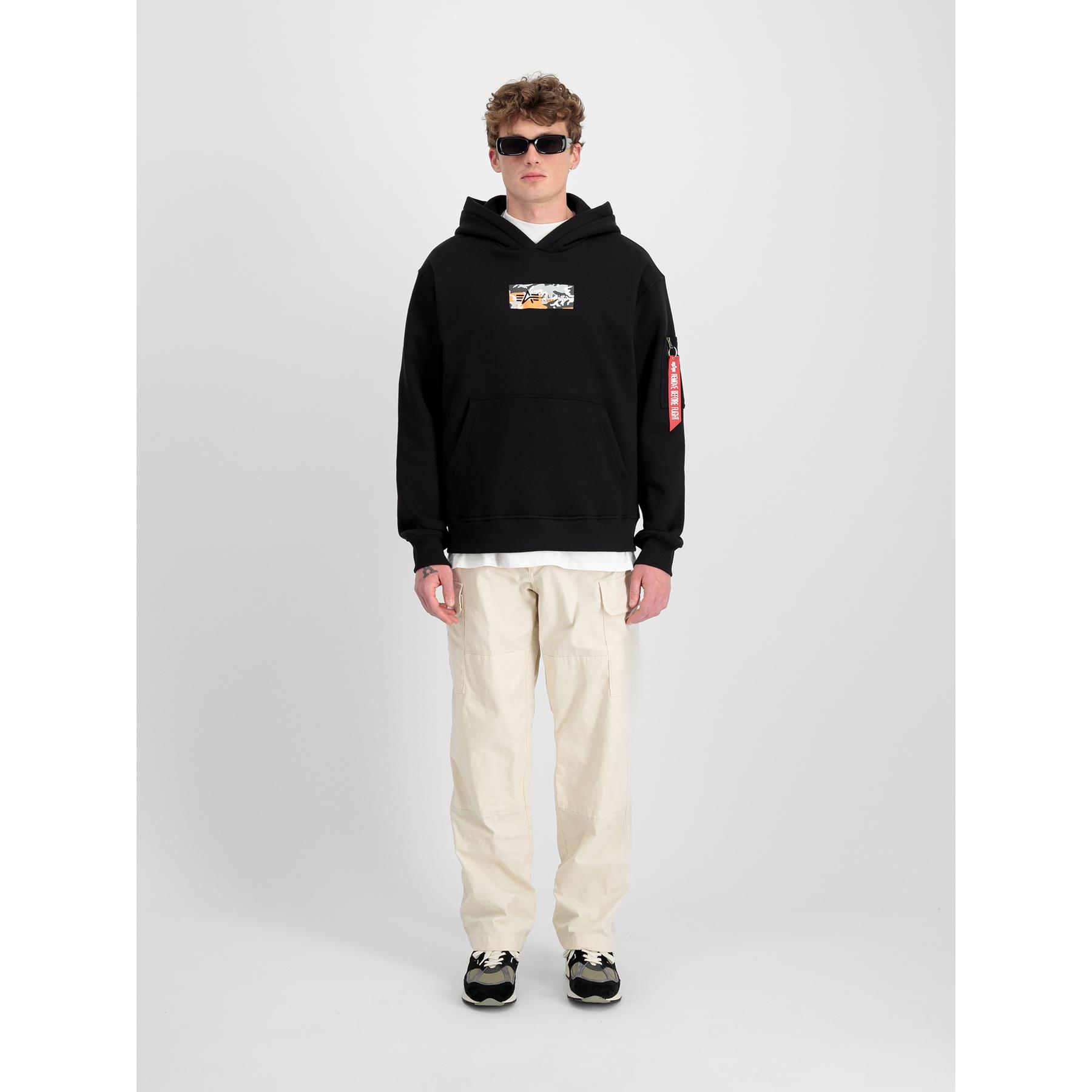 Felpa con cappuccio Alpha Industries Camo Panel