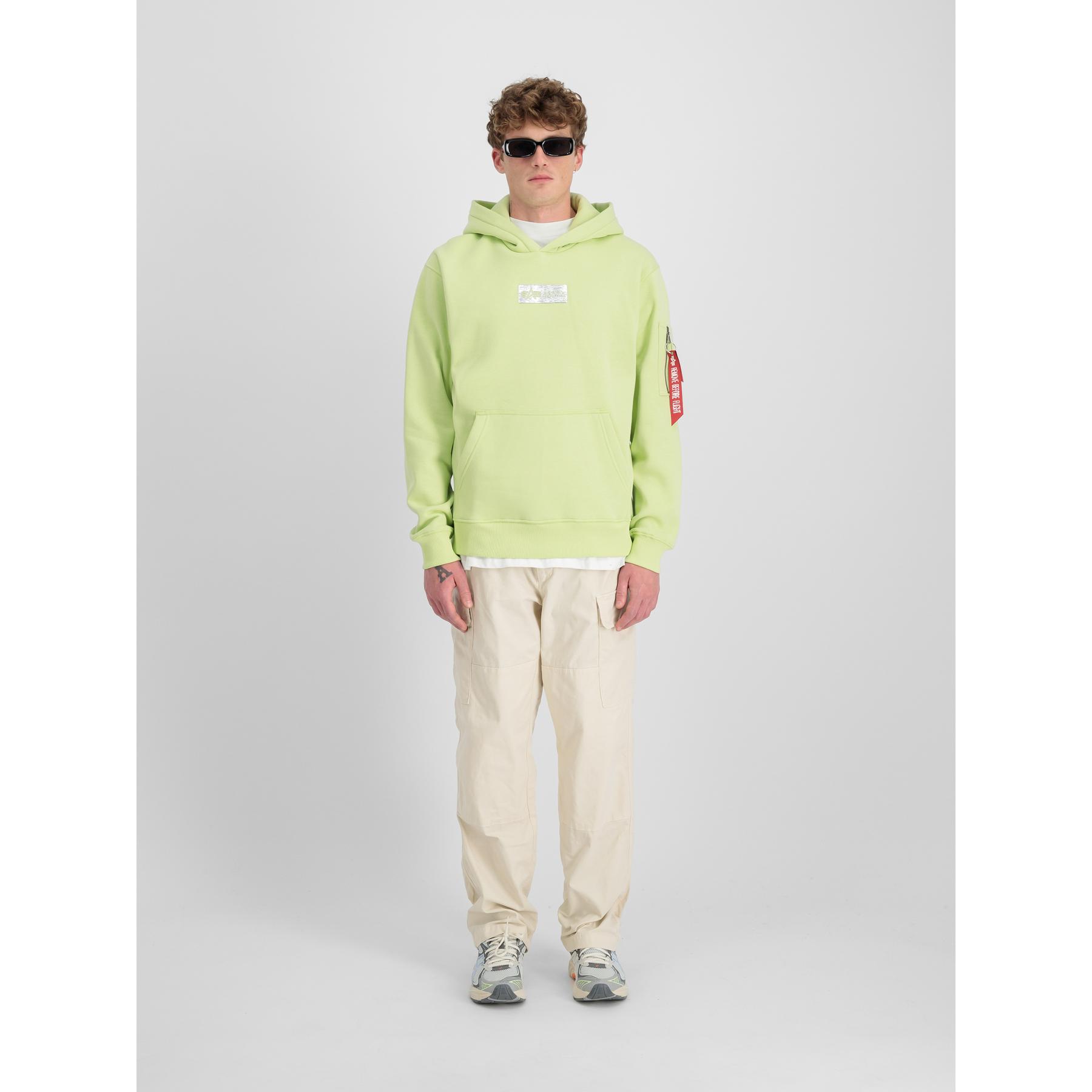 4059146777204 - Kapuzensweatshirt Alpha Industries Metal Plate