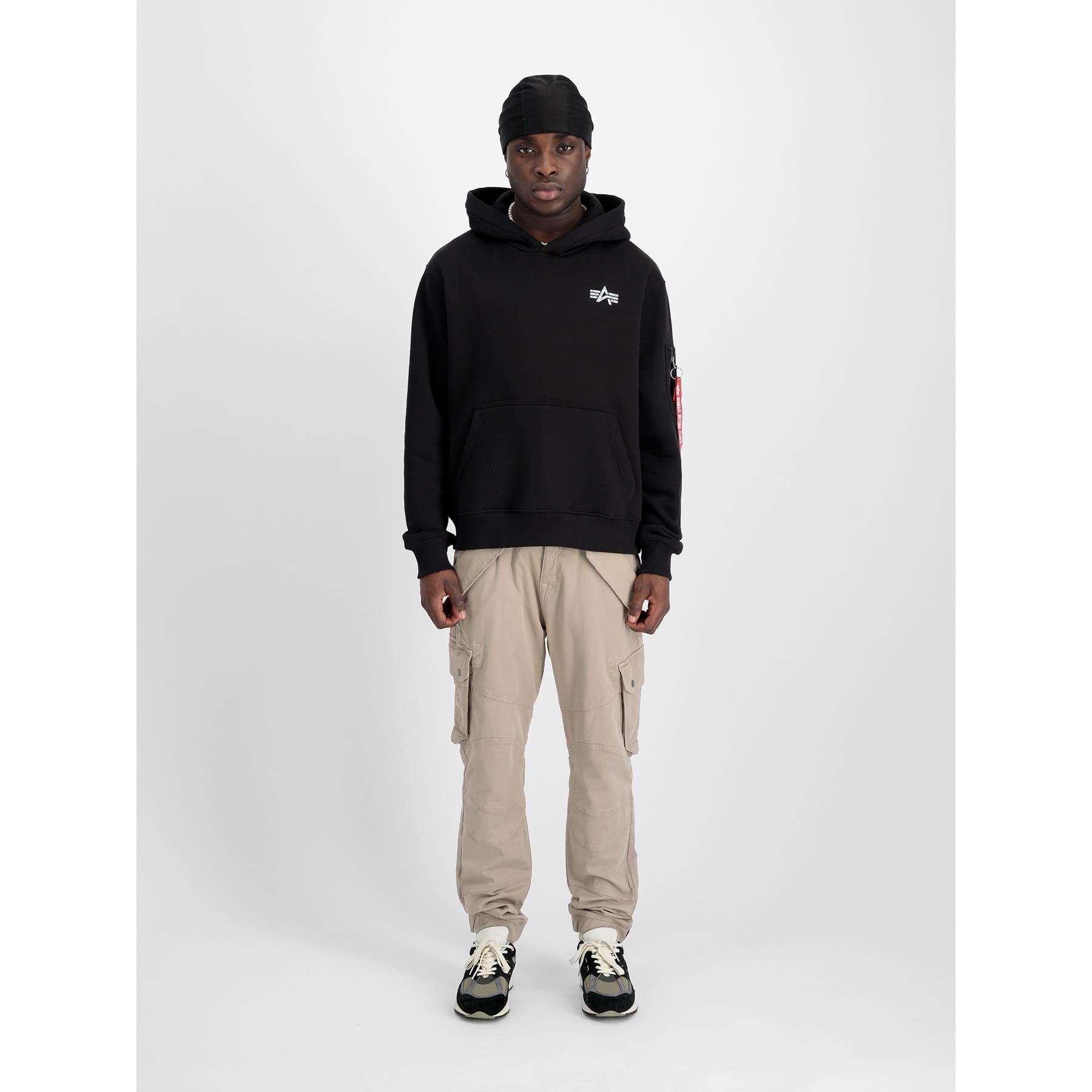 4059146777556 - Alpha Industries Signature BP Hoody Kapuzenpullover schwarz in M