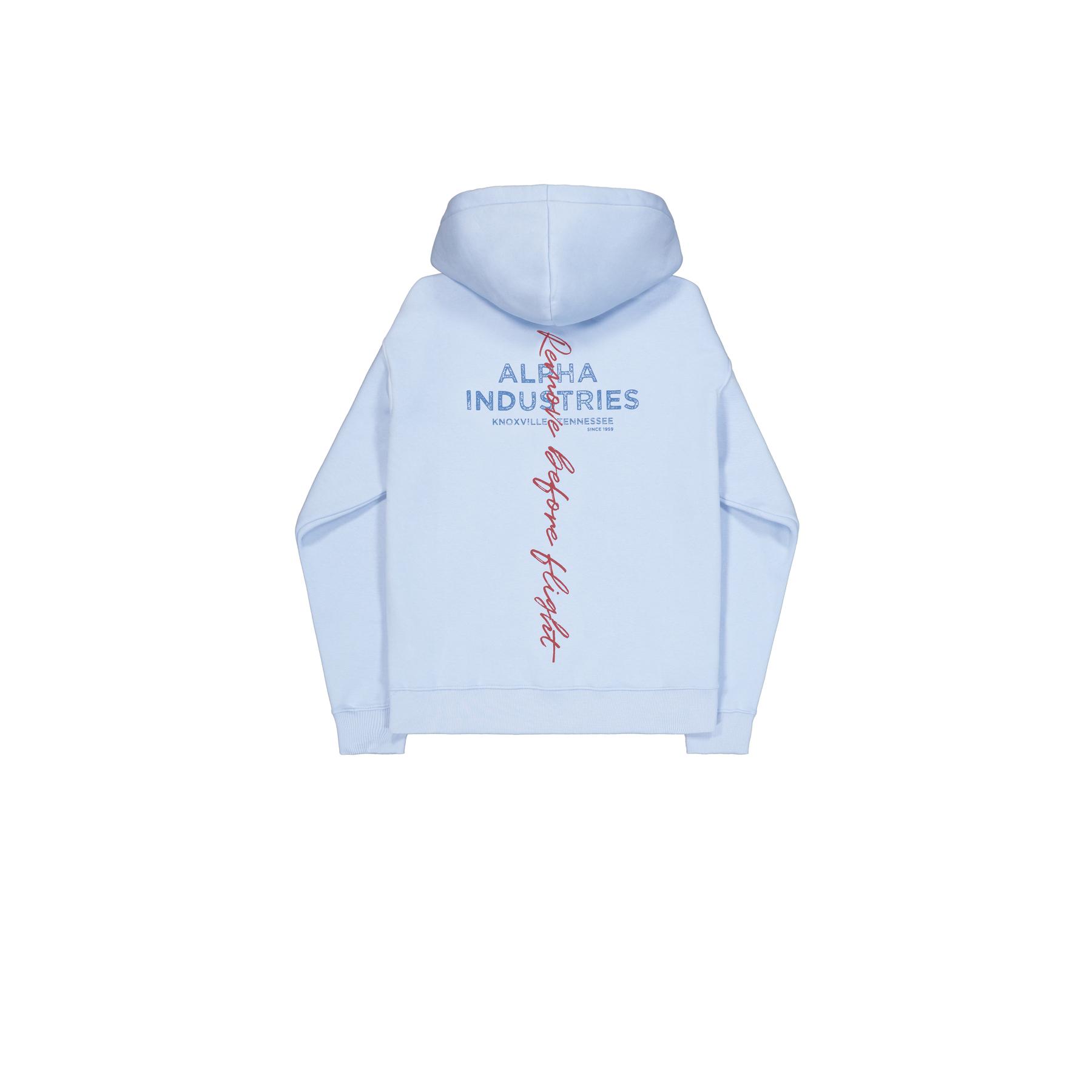 4059146916115 - Kapuzensweatshirt mit Druck auf dem Rücken Alpha Industries Signature