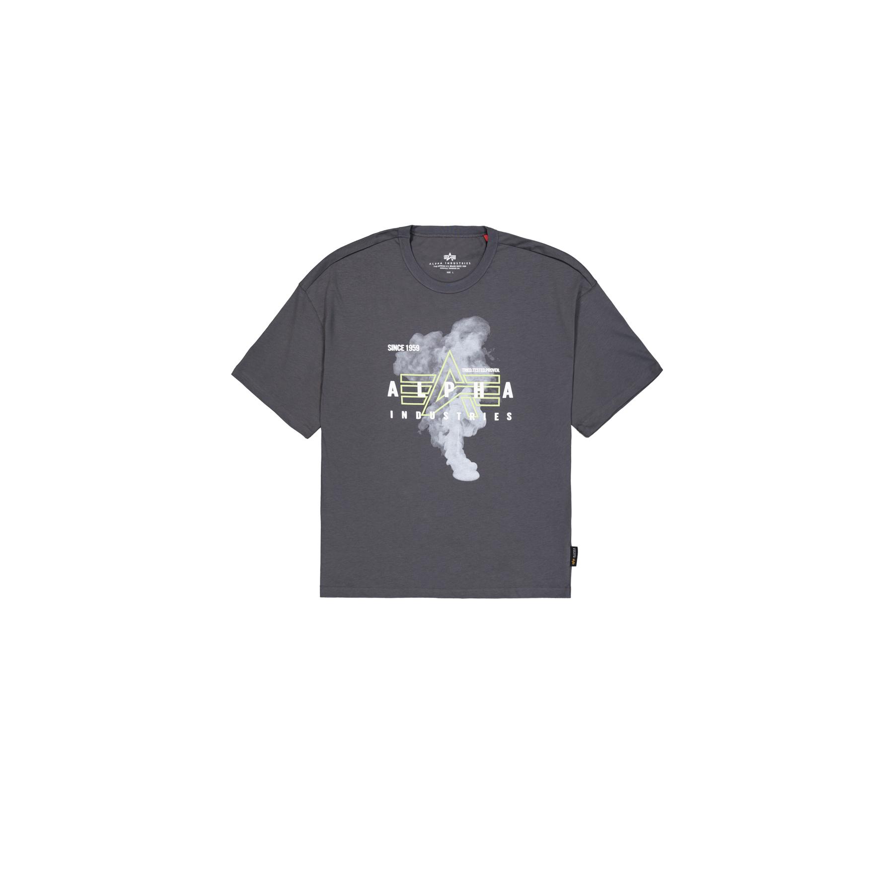 4059146781041 - T-Shirt Alpha Industries Smoke Logo