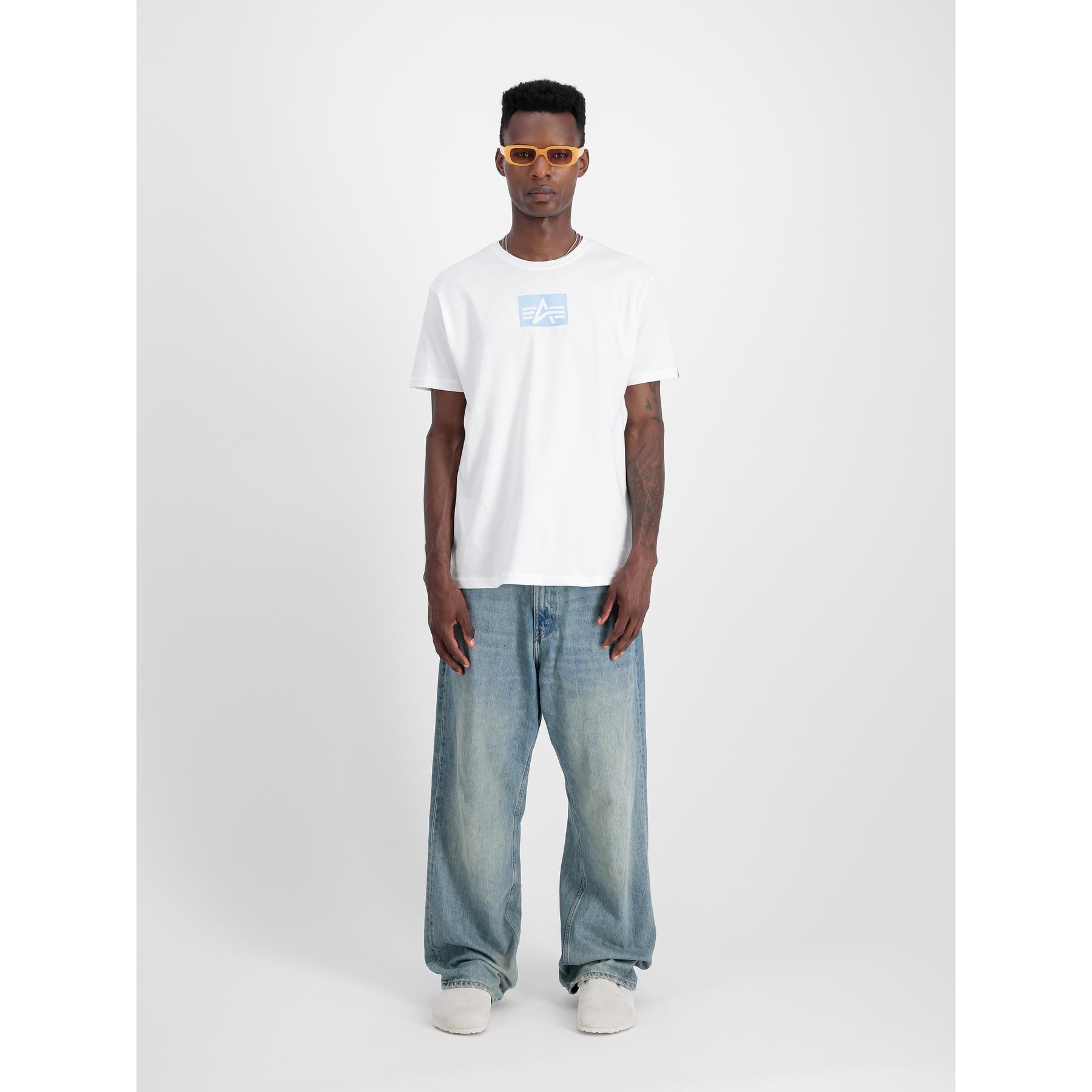 4059146782123 - Satin-Logo-T-Shirt Alpha Industries