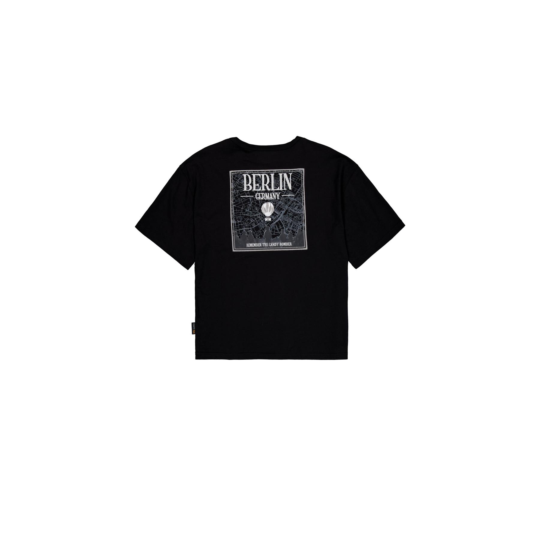 4059146782536 - T-Shirt mit Druck auf dem Rücken Alpha Industries Berlin Candy Bomber