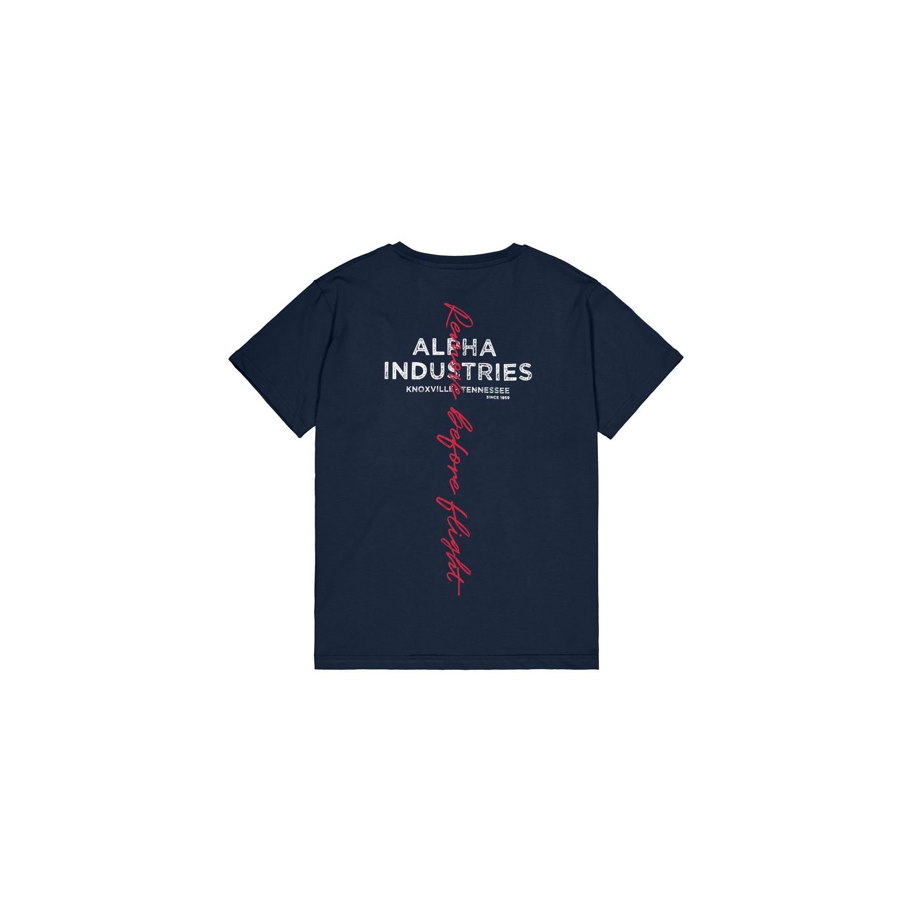 4059146829712 - T-Shirt mit Signature-Print auf der Rückseite Alpha Industries
