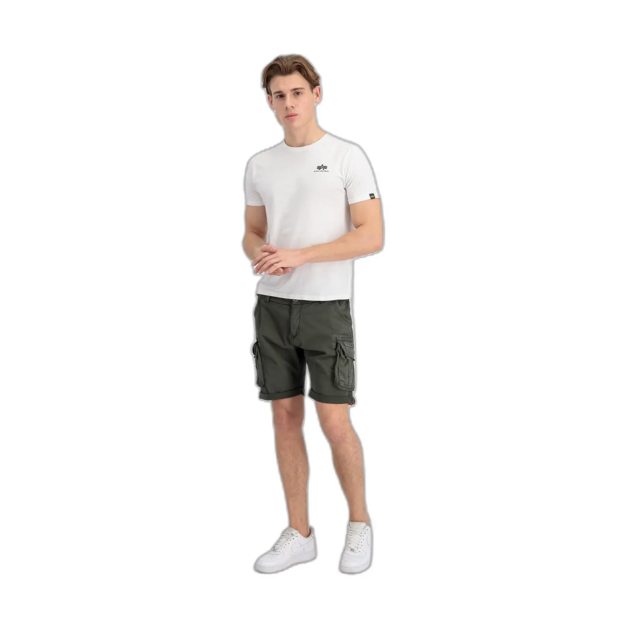 4059146512911 - Alpha Industries Crew Short Short grau in 38 4059146512911 - Alpha Industries Crew Short Short grau in 38