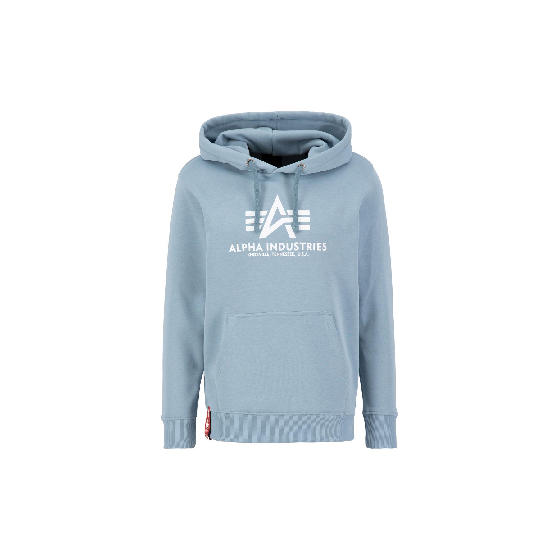 4059146611515 - Industries Basic Hoodie - Grau Blau - 2XL - unisex