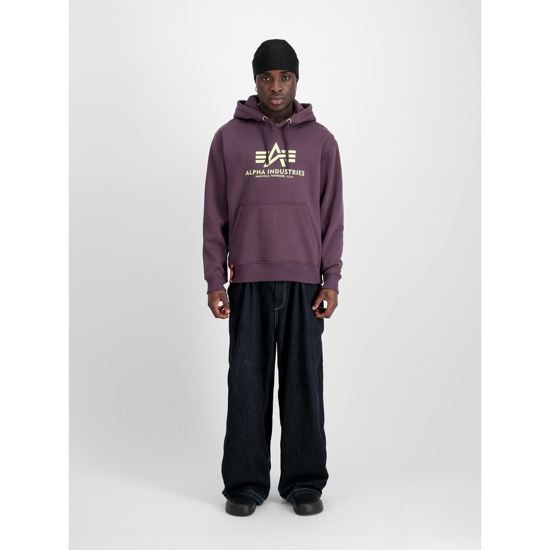 Felpa con cappuccio Alpha Industries Basic