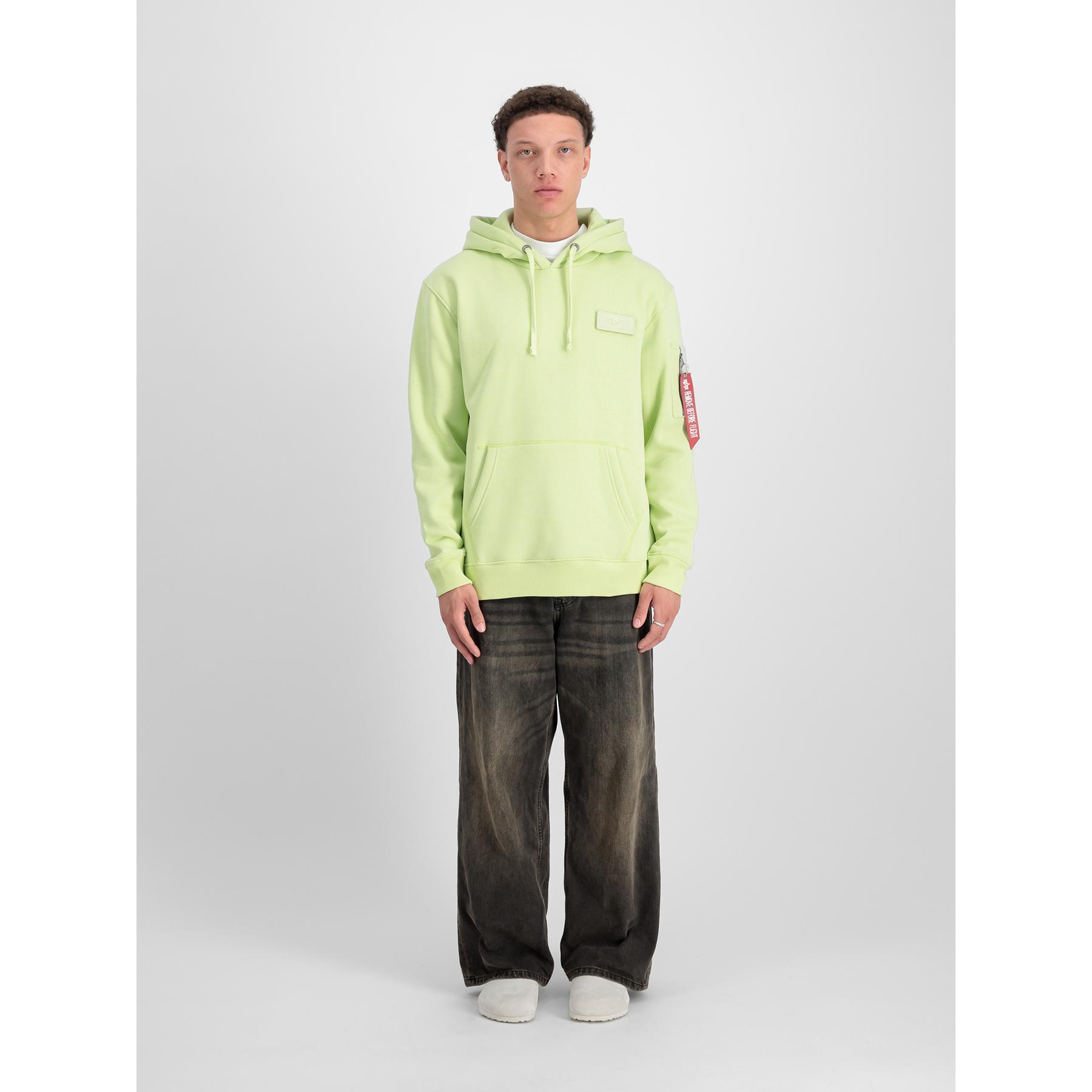 Felpa con cappuccio Alpha Industries Red Stripe