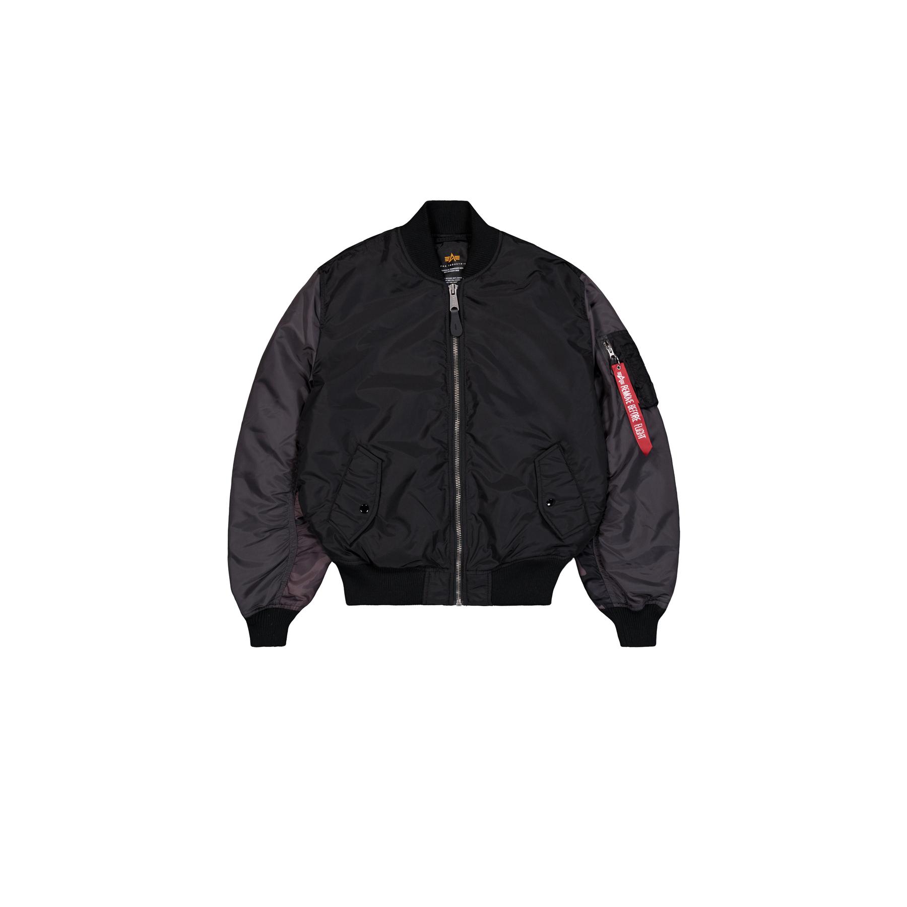 4059146882892 - Alpha Industries MA-1 Camo BE Bomberjacke schwarz in S