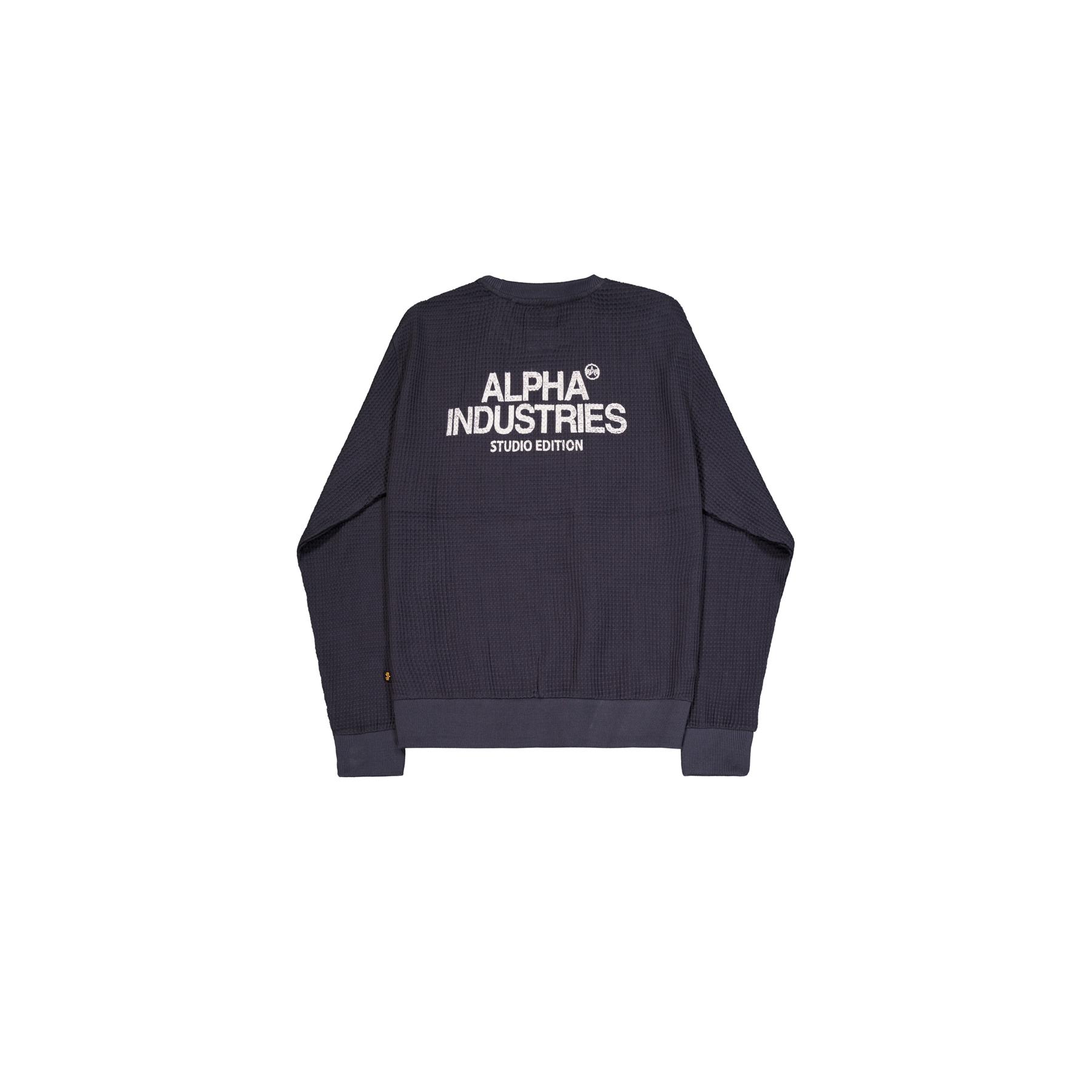 Felpa Alpha Industries Studio Waffle