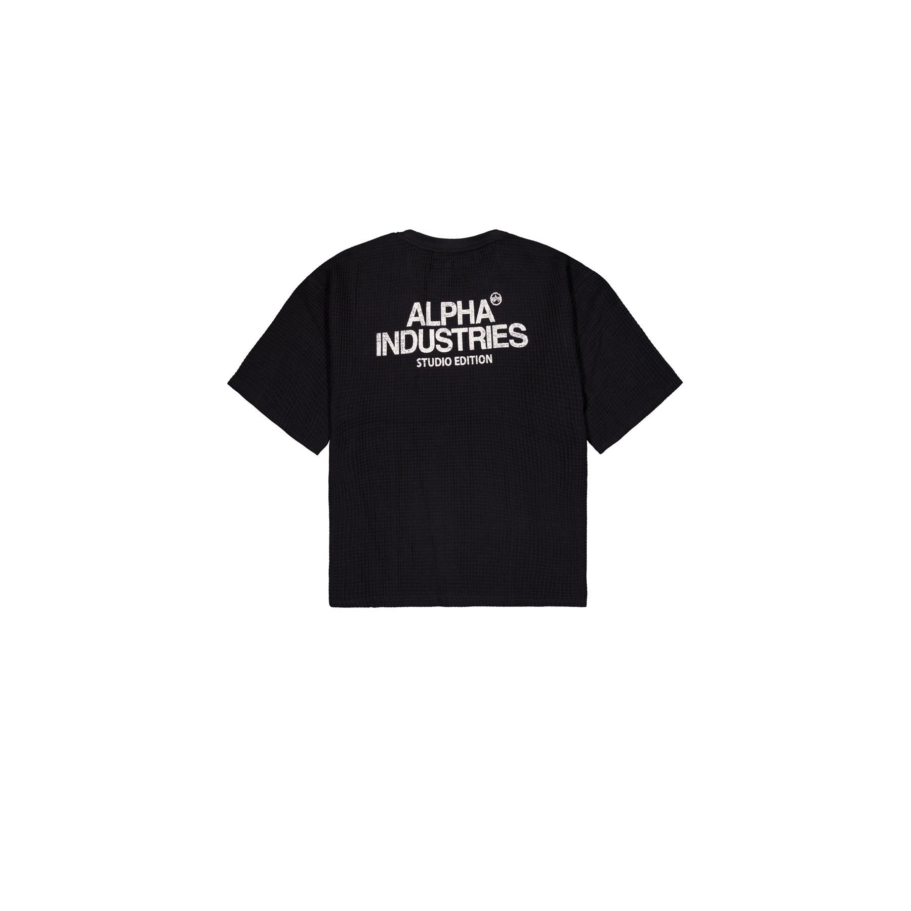 4059146889662 - T-Shirt Alpha Industries Studio Waffle