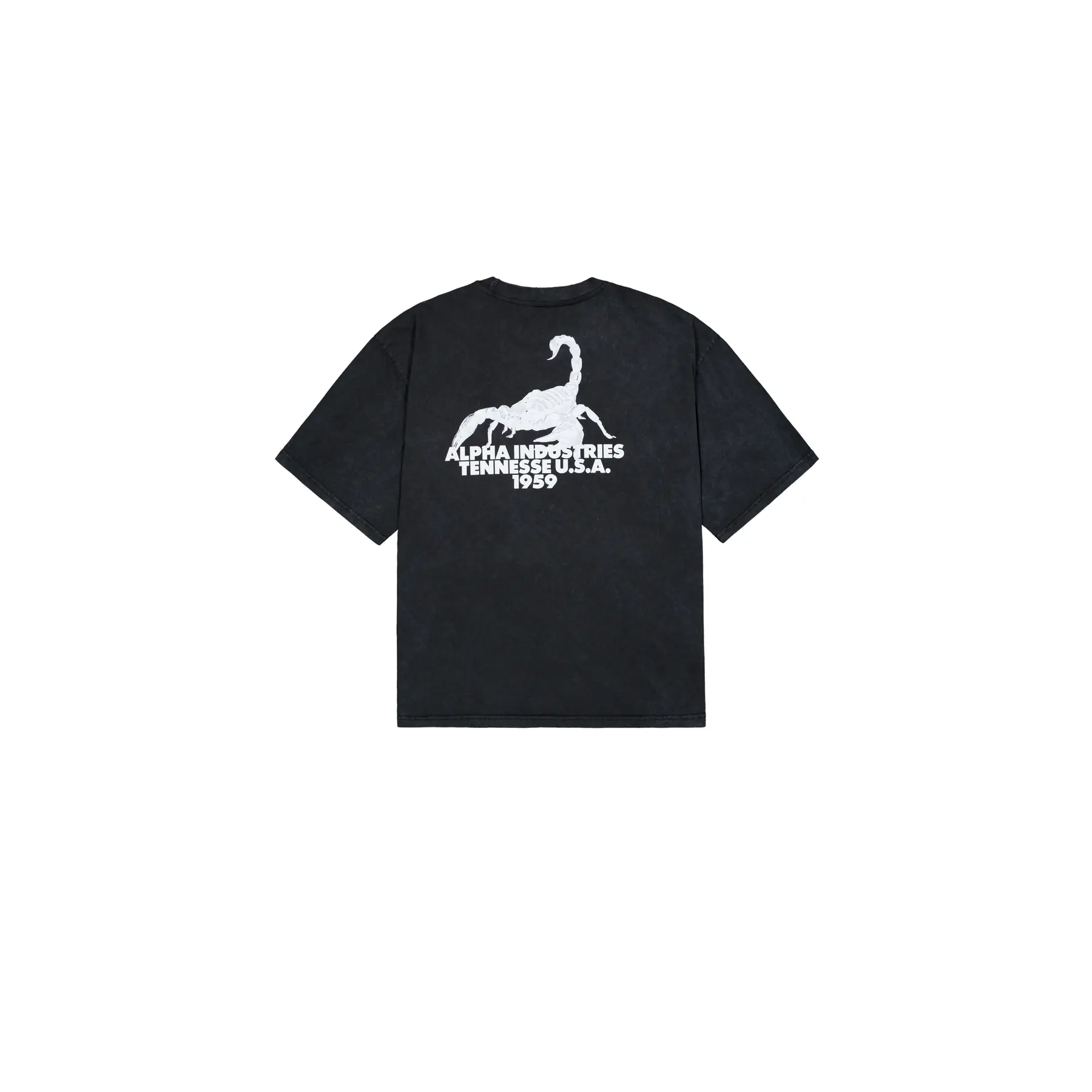 Image of T-Shirt mit Druck auf dem Rücken Alpha Industries US Scorpion