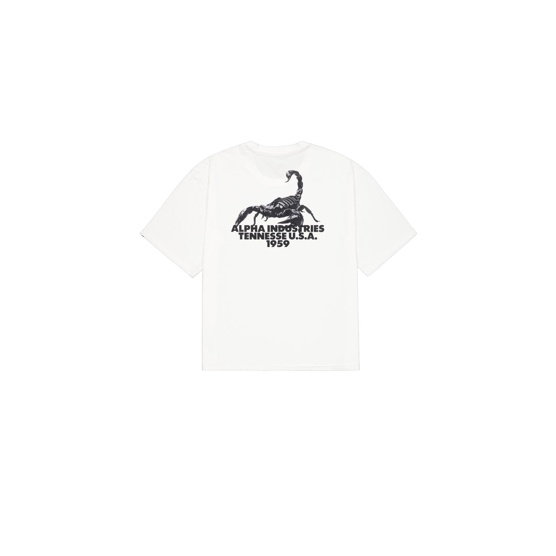 4059146935963 - T-Shirt mit Druck auf dem Rücken Alpha Industries US Scorpion