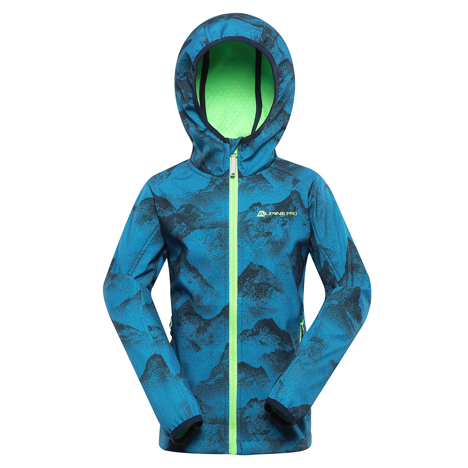 Alpine Pro Unisex Kids Bleu Hiking Jacket For Kids Ezoro