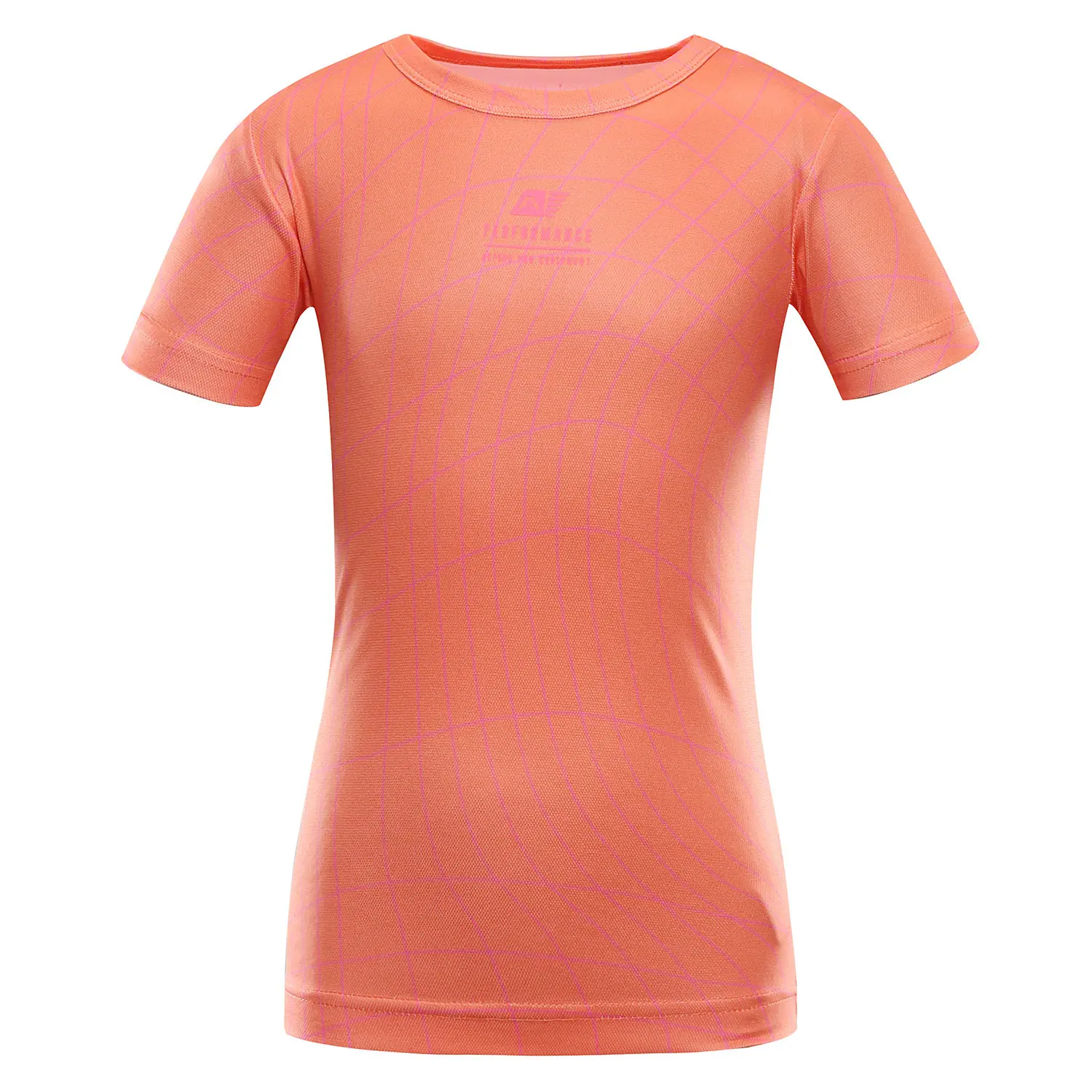 Alpine Pro Unisex Kids Orange Kid's T-Shirt Basiko