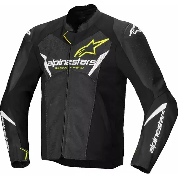 Motorrad-Lederjacke Alpinestars Fstr V3 Airflw