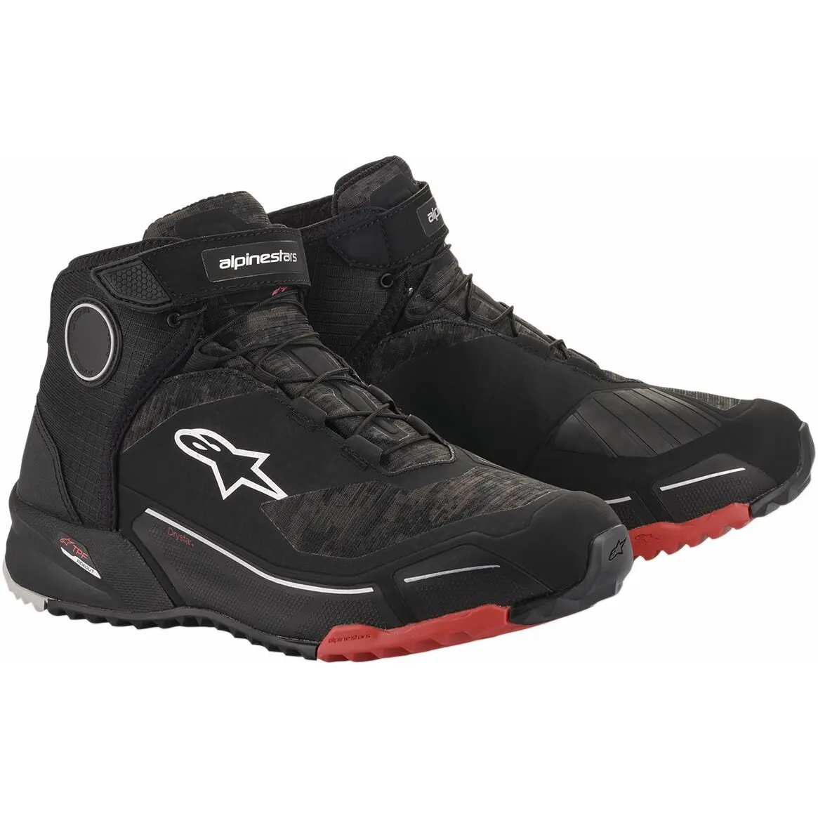 Alpinestars Herren Noir Motorrad-Sneakers Cr-X Ds Bcr