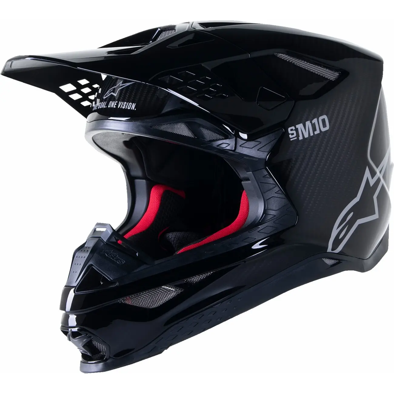 Motorrad-Cross-Helm Alpinestars SM10 Solid