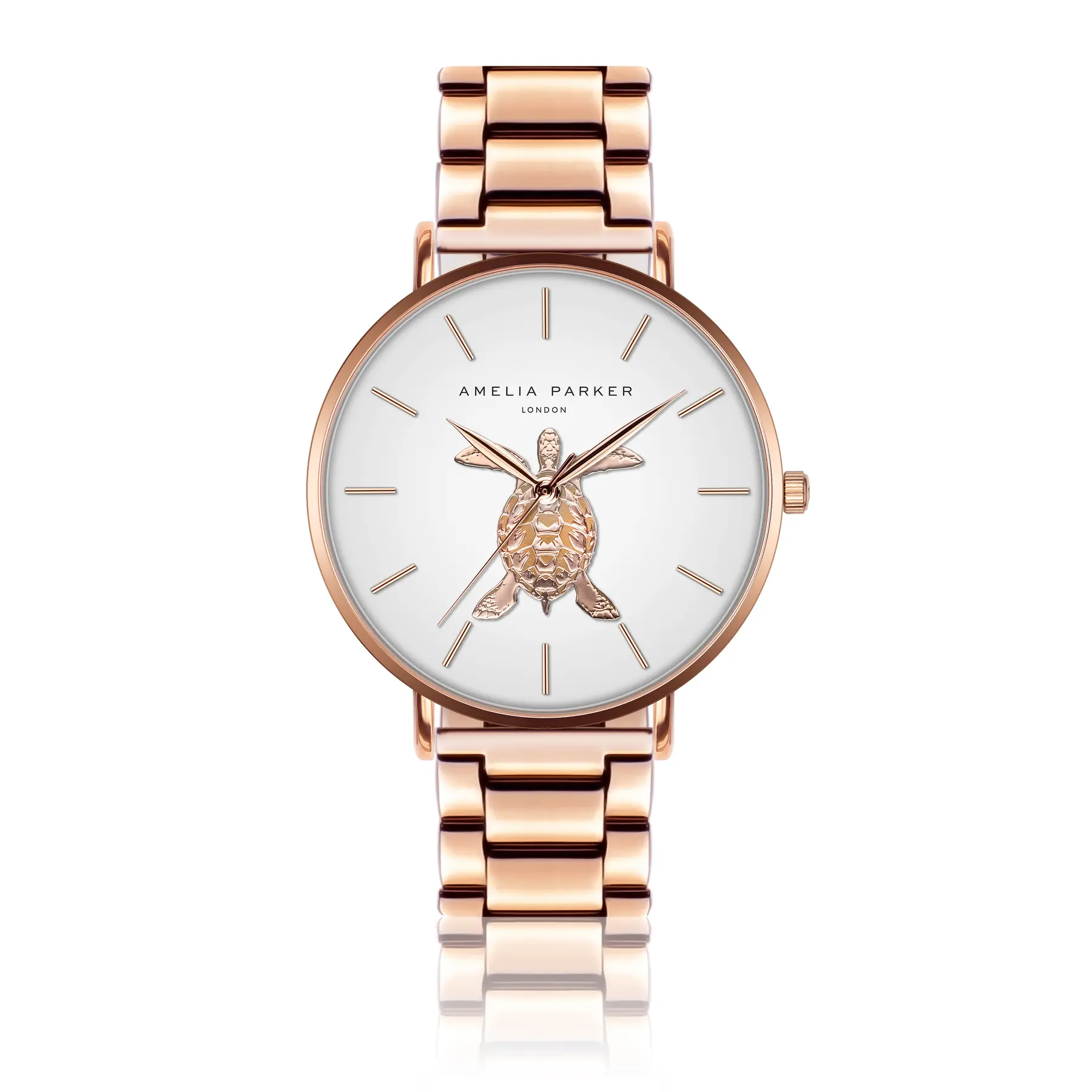 7753311703629 - Damenuhr Rose Turtle Link