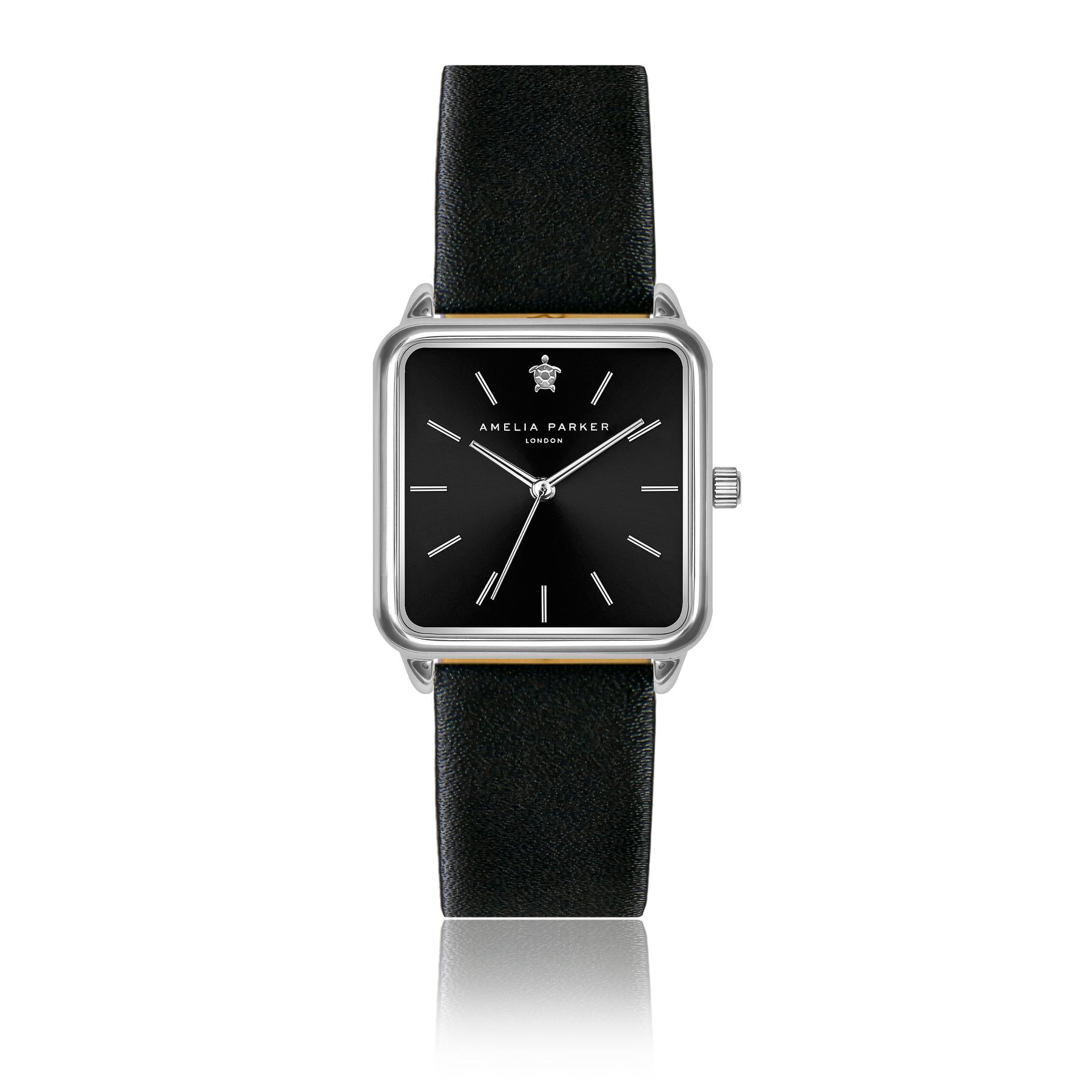 7753311716599 - Lederuhr Frau Night Voyage Black