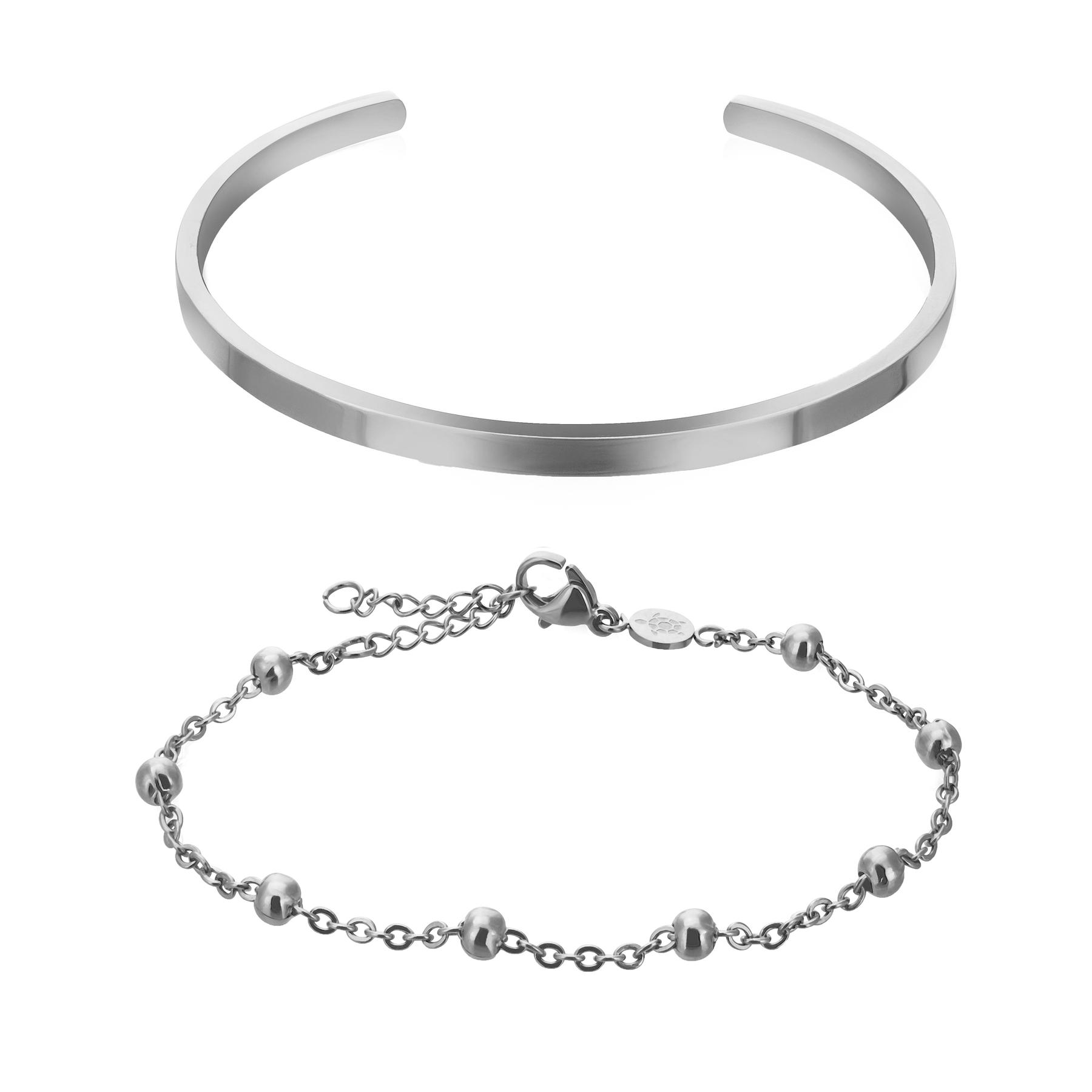 7753311581241 - Set aus 2 Armbändern für Frauen Rustle