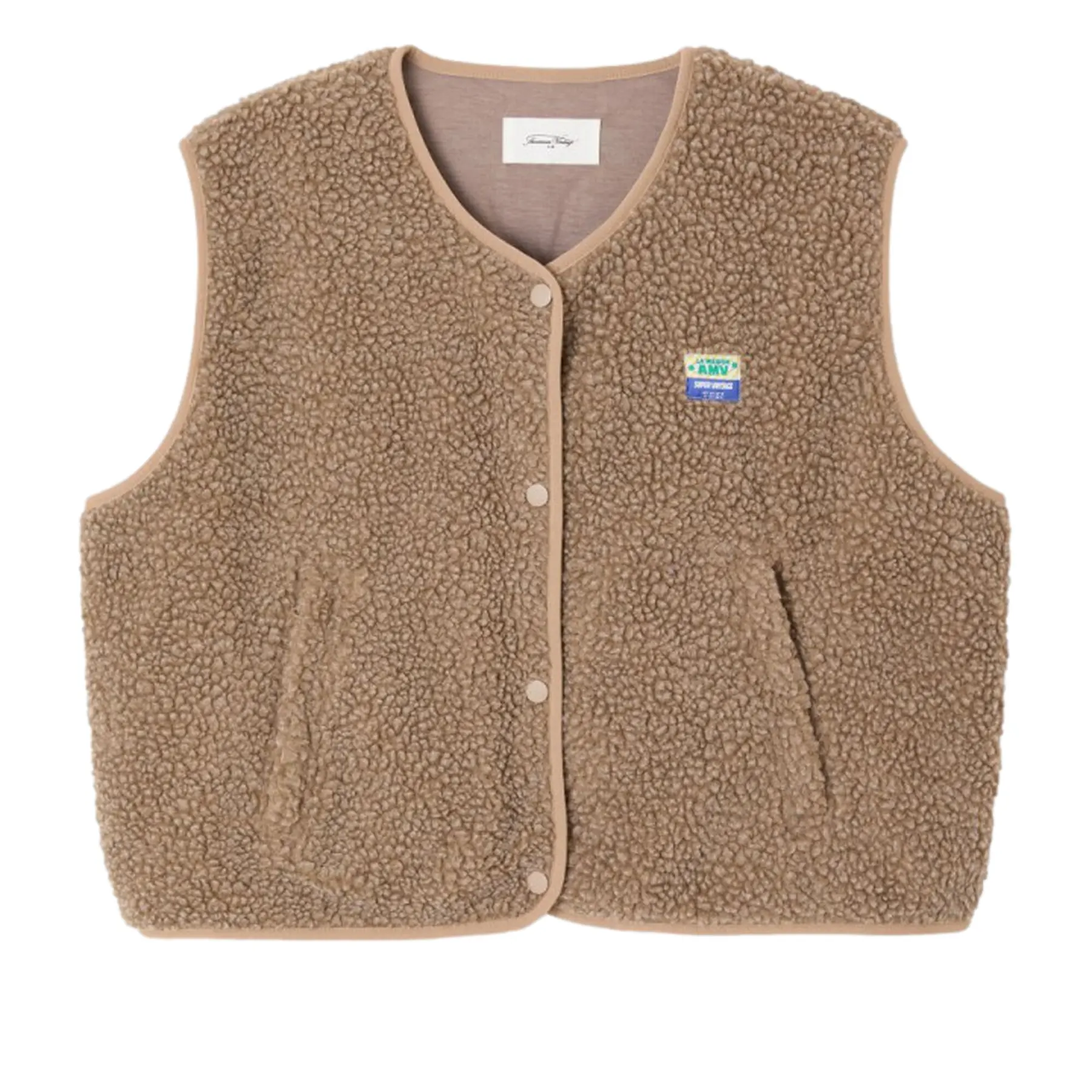 American Vintage Damen Marron Ärmelloses Fleece, Hoktown