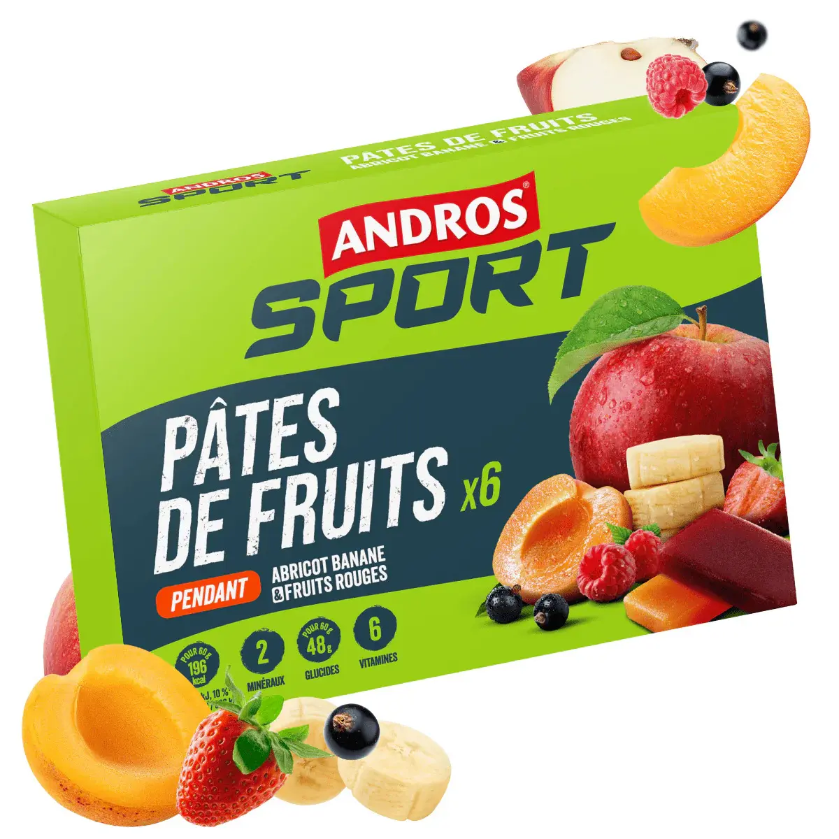 Pâte de Fruits Andros Sport Mix (x6)